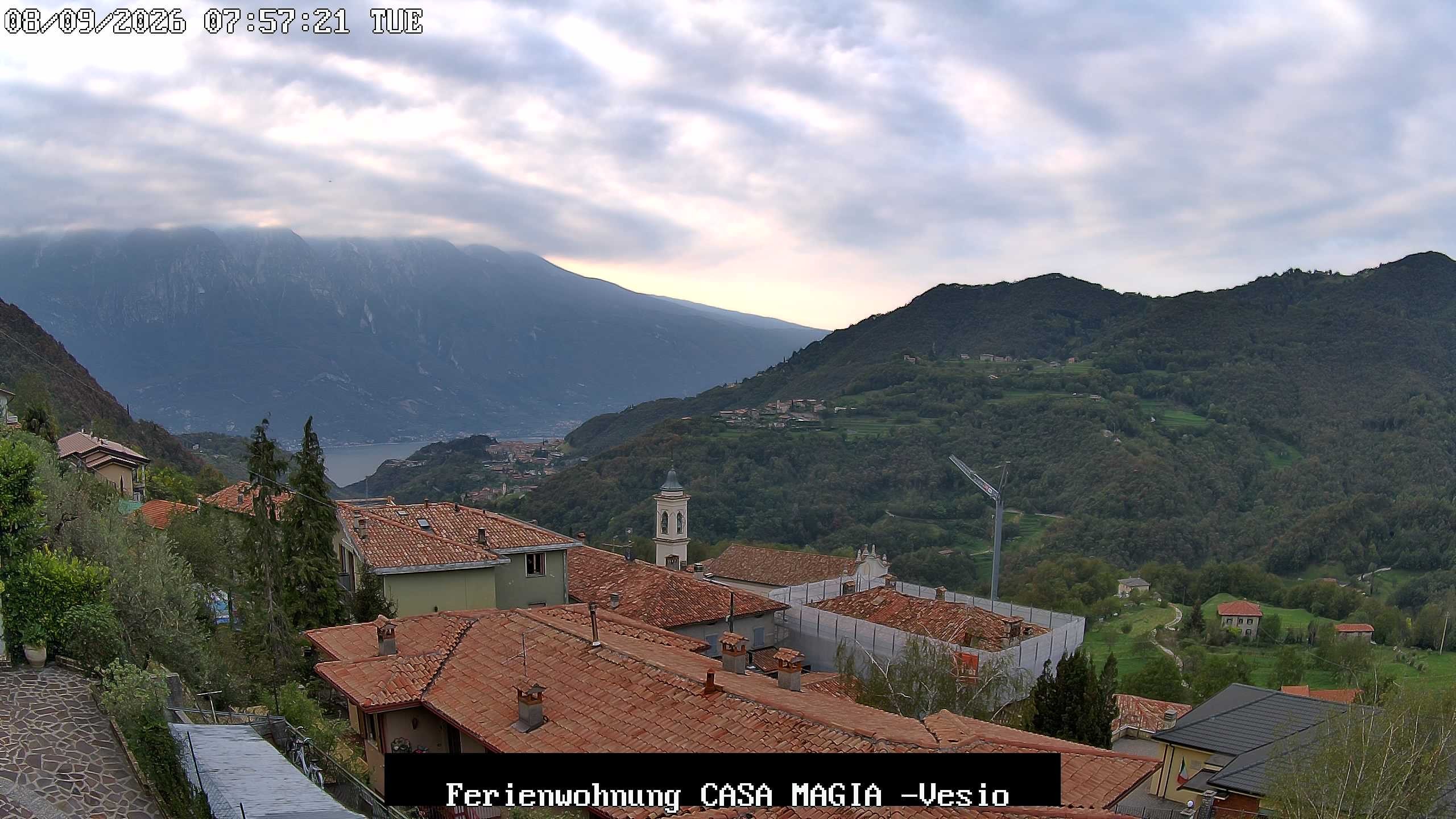 Archived image Webcam Lake Garda Casa Magia, Tremosine sul Garda