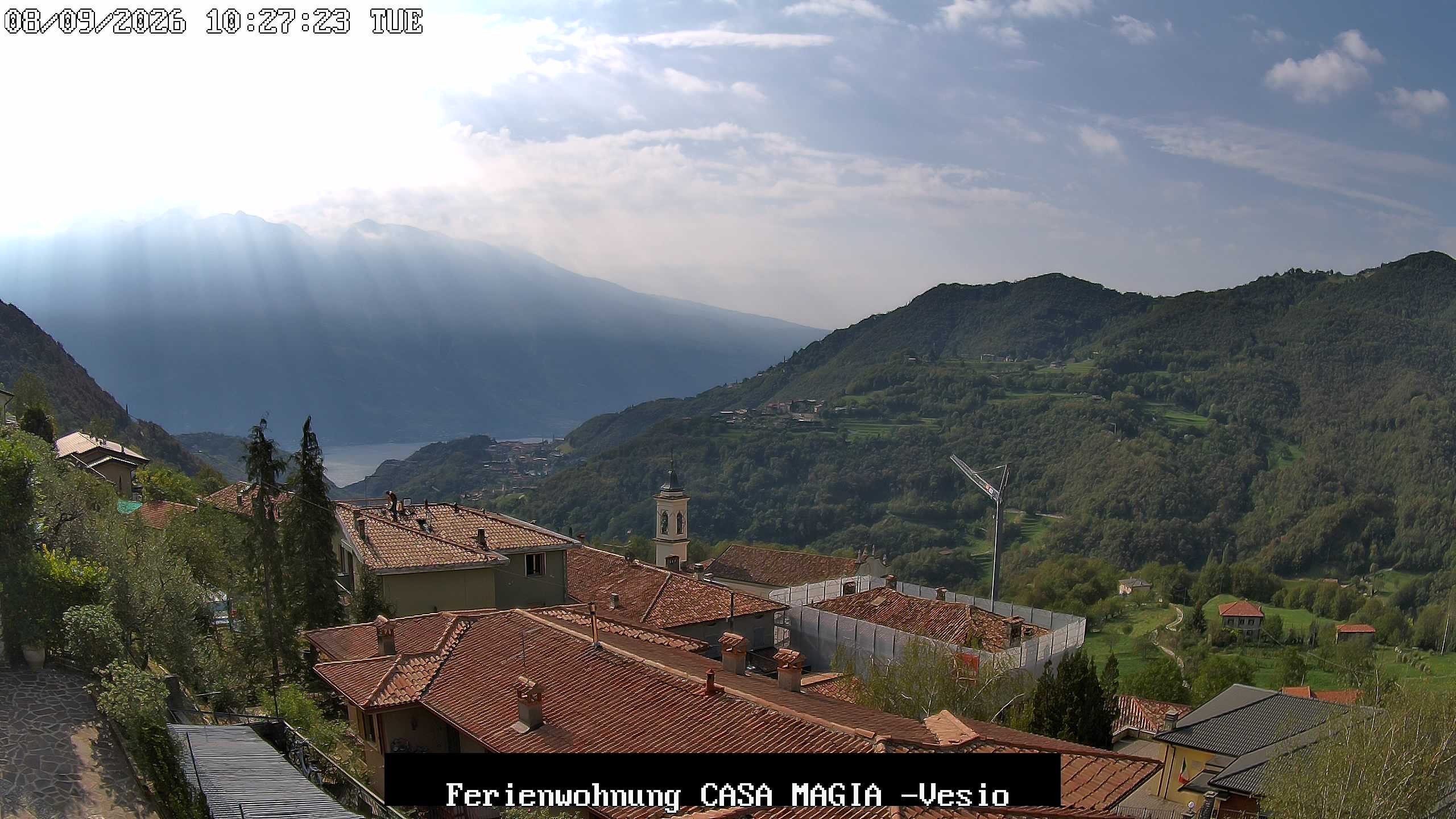 Archived image Webcam Lake Garda Casa Magia, Tremosine sul Garda