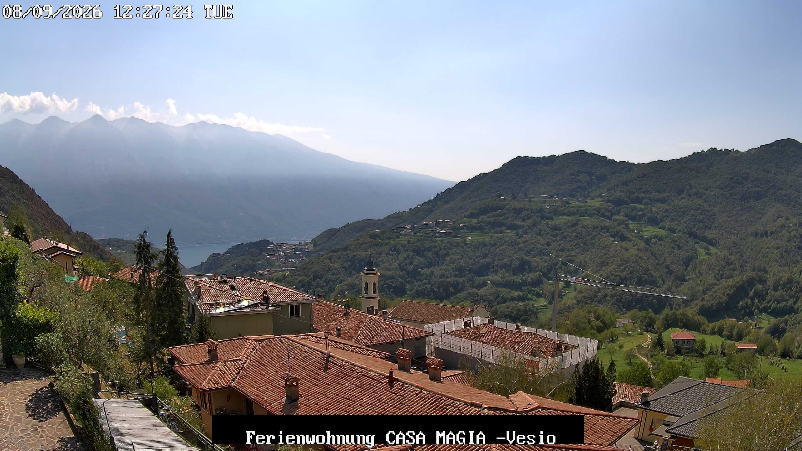 Archived image Webcam Lake Garda Casa Magia, Tremosine sul Garda