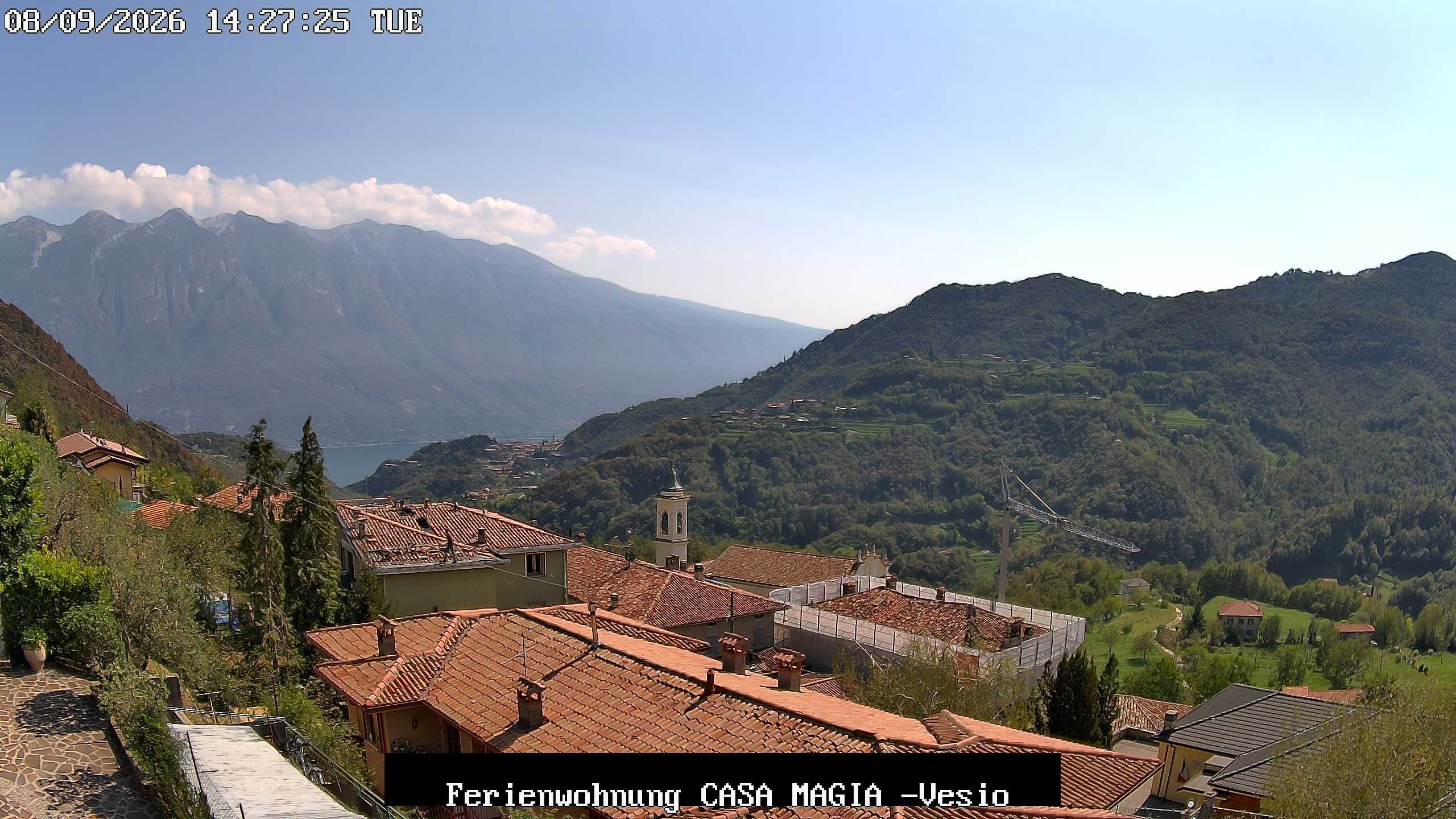 Archived image Webcam Lake Garda Casa Magia, Tremosine sul Garda