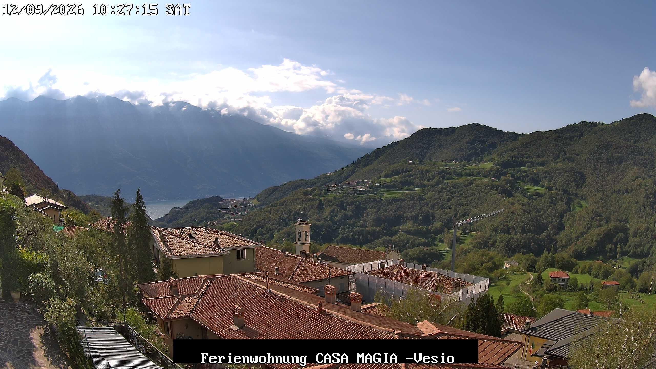 Archiv Foto Gardasee: Webcam Casa Magia in Vesio, Tremosine sul Garda