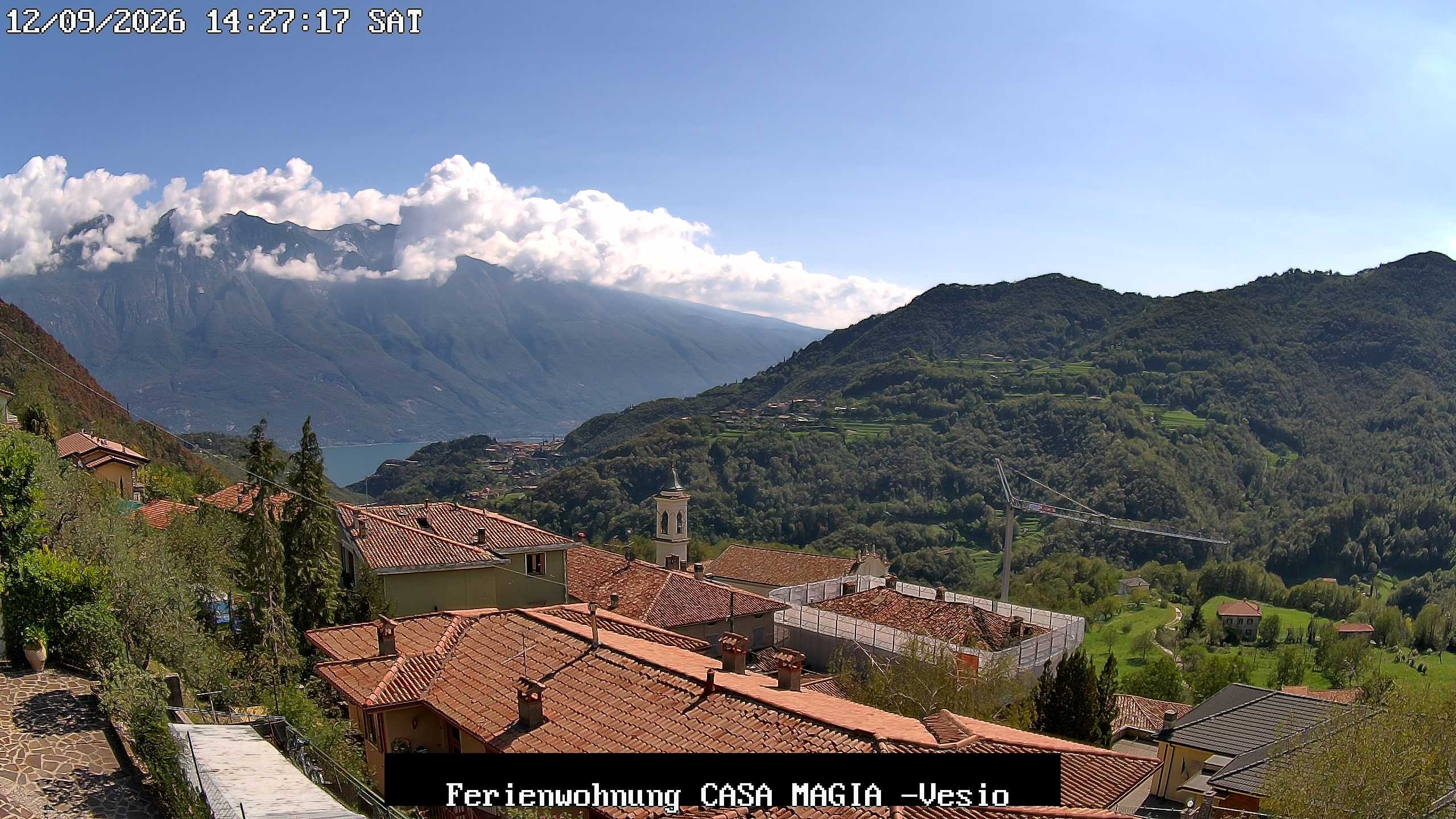 Archiv Foto Gardasee: Webcam Casa Magia in Vesio, Tremosine sul Garda