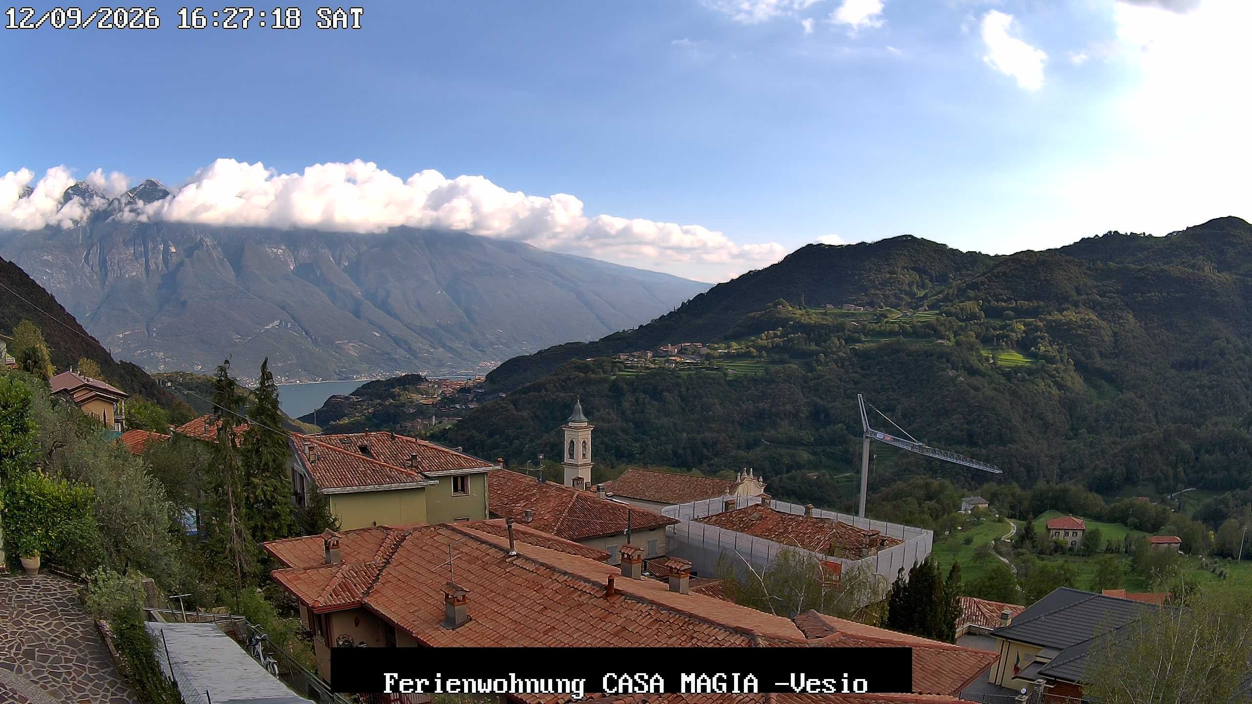 Archiv Foto Gardasee: Webcam Casa Magia in Vesio, Tremosine sul Garda