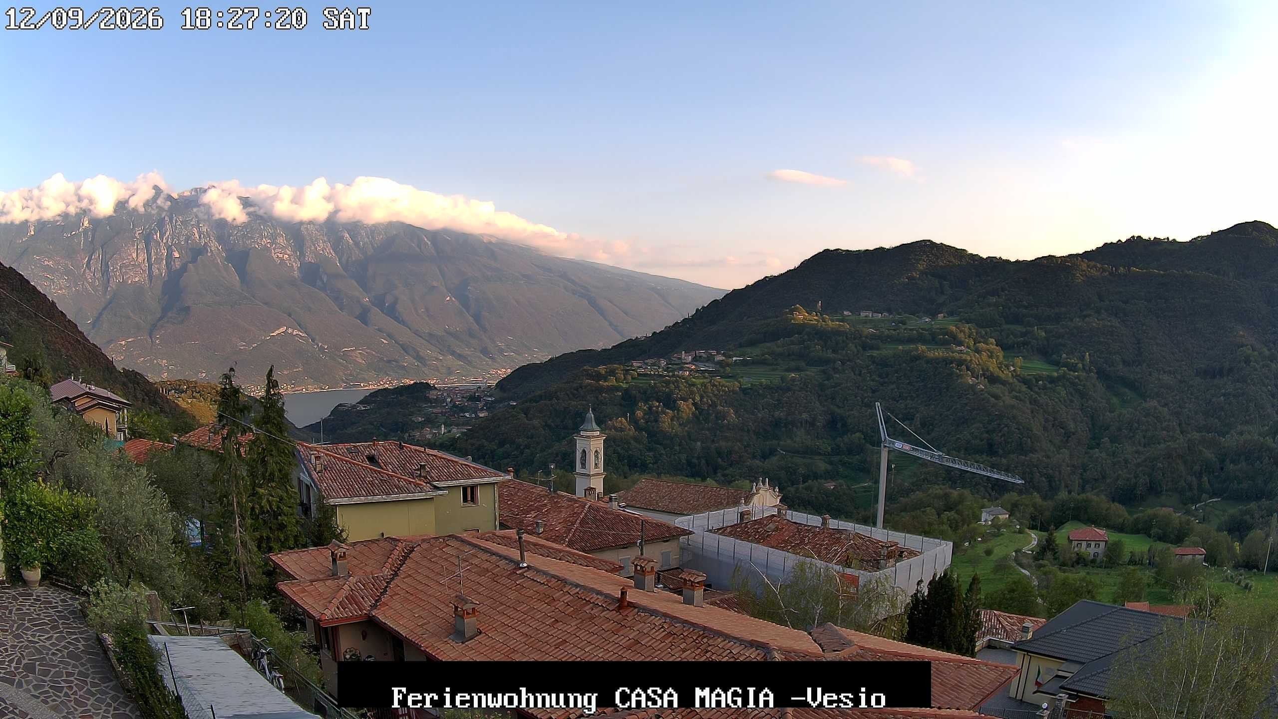 Archiv Foto Gardasee: Webcam Casa Magia in Vesio, Tremosine sul Garda
