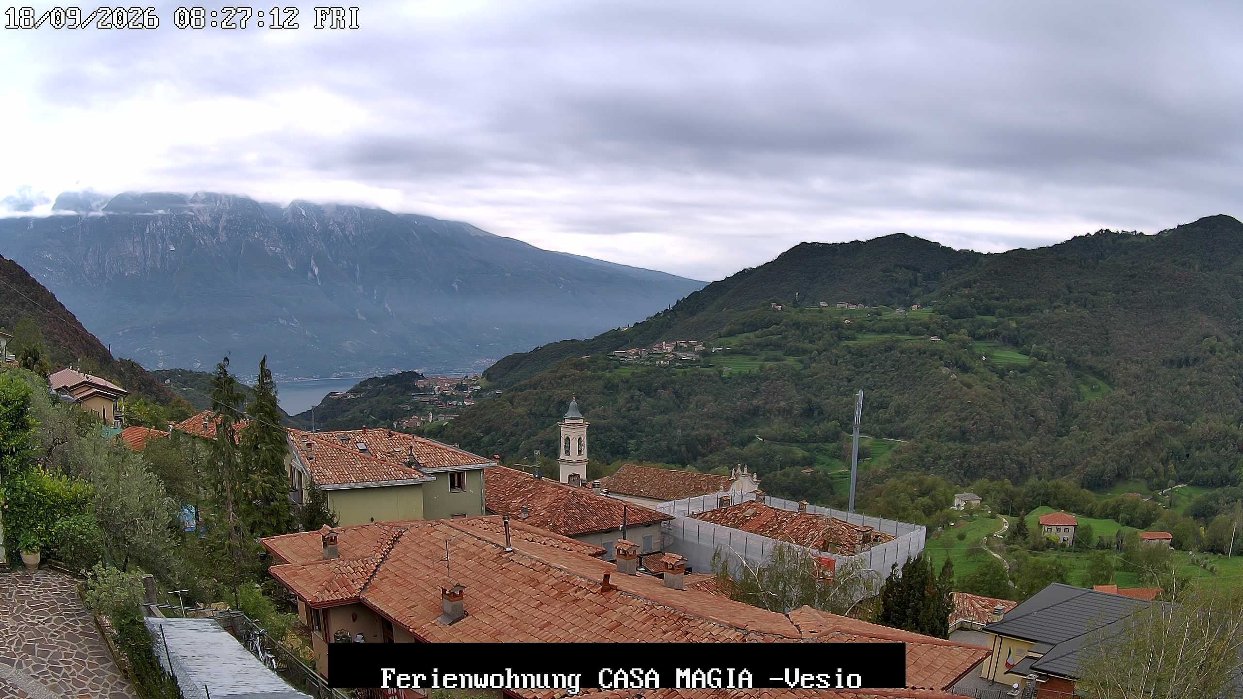 Archived image Webcam Lake Garda Casa Magia, Tremosine sul Garda