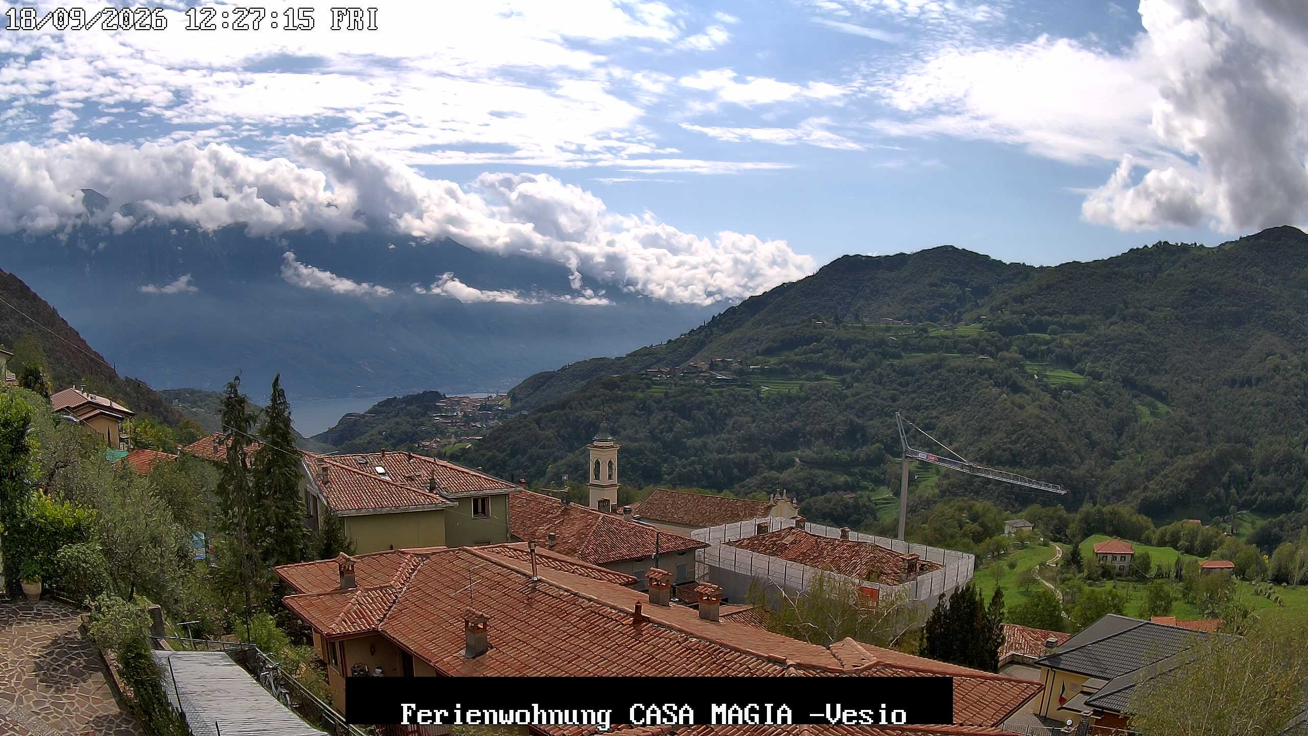 Archived image Webcam Lake Garda Casa Magia, Tremosine sul Garda