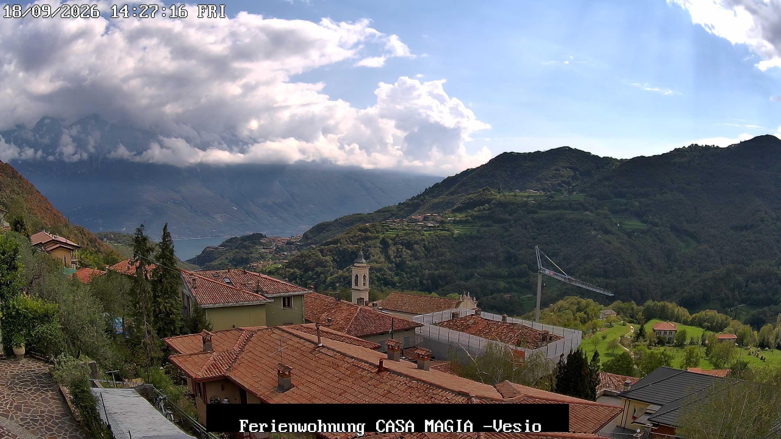 Archived image Webcam Lake Garda Casa Magia, Tremosine sul Garda