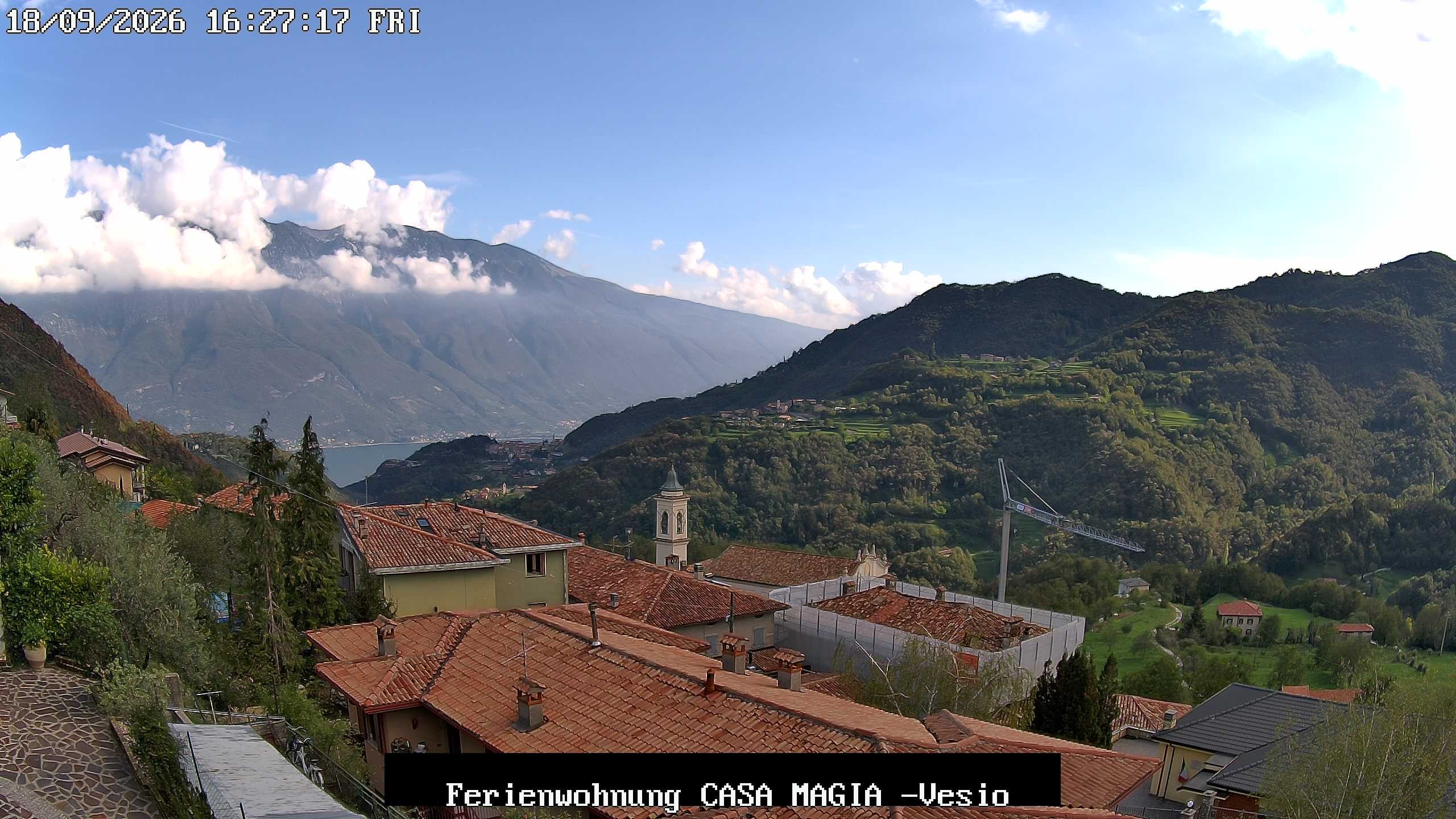 Archived image Webcam Lake Garda Casa Magia, Tremosine sul Garda