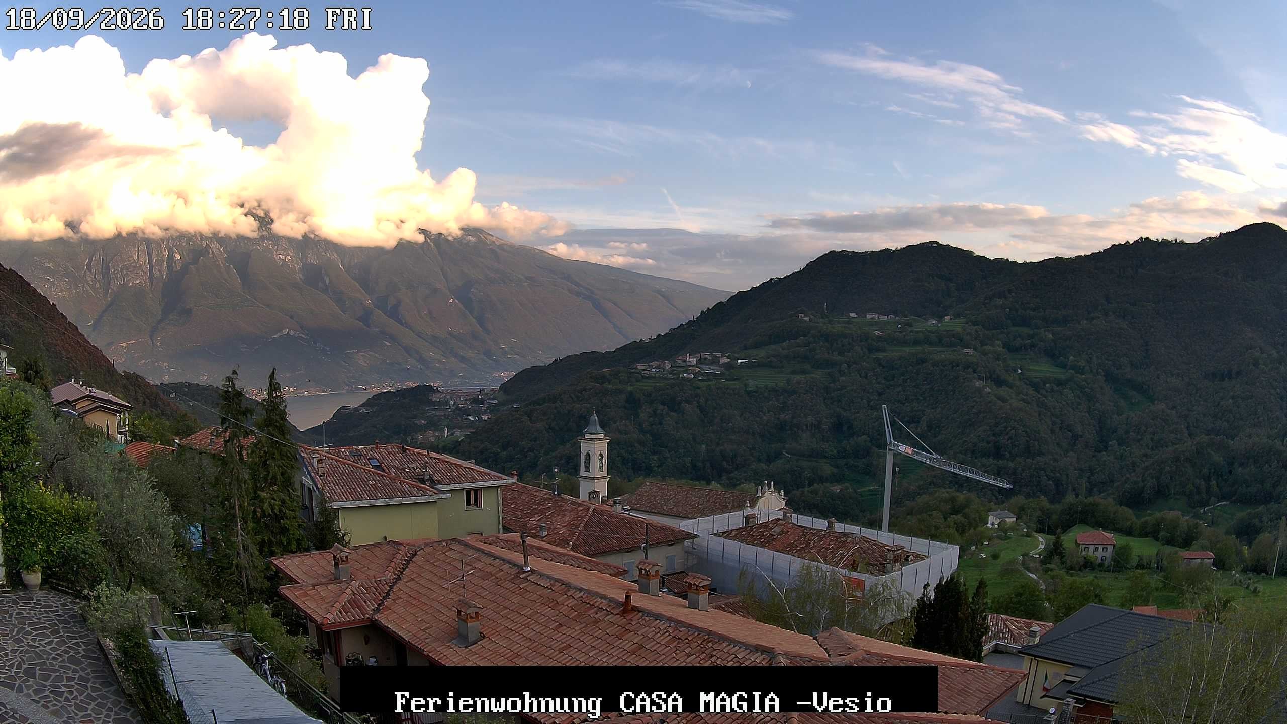 Archived image Webcam Lake Garda Casa Magia, Tremosine sul Garda