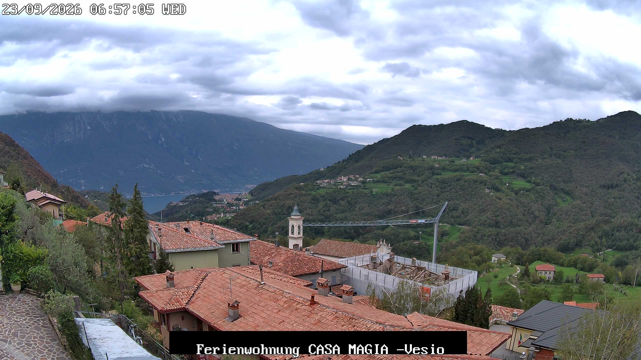 Archived image Webcam Lake Garda Casa Magia, Tremosine sul Garda
