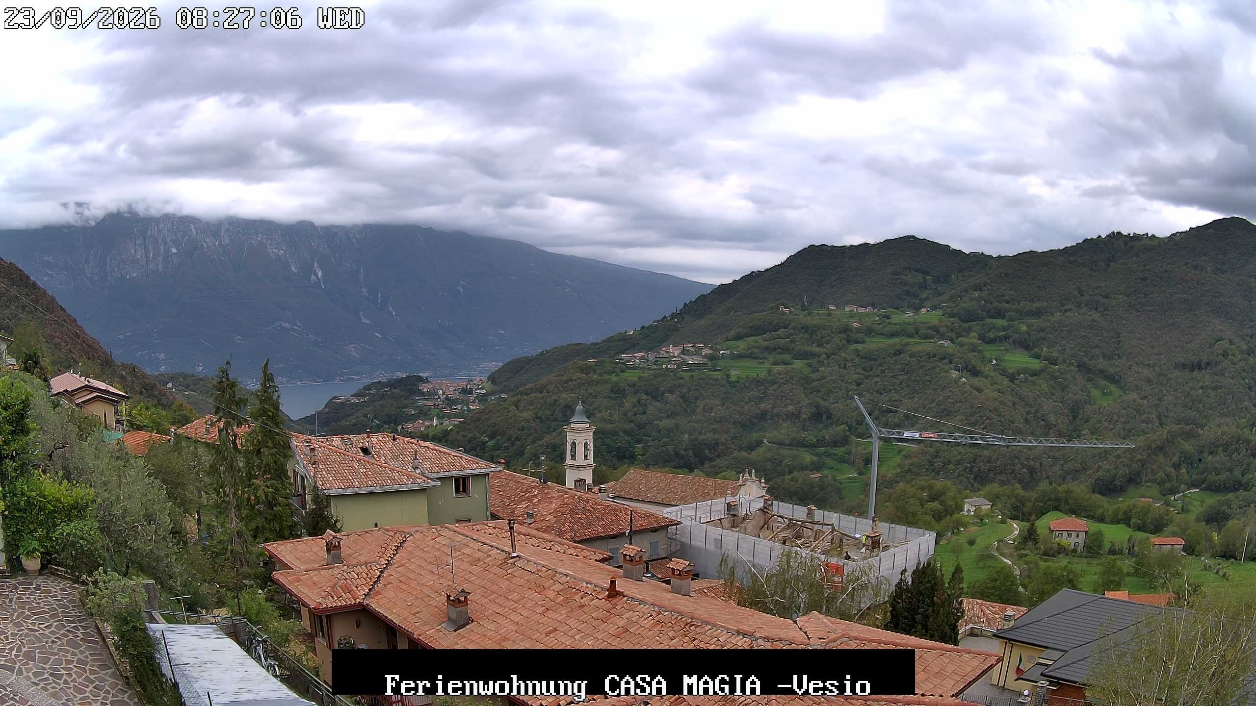 Archived image Webcam Lake Garda Casa Magia, Tremosine sul Garda