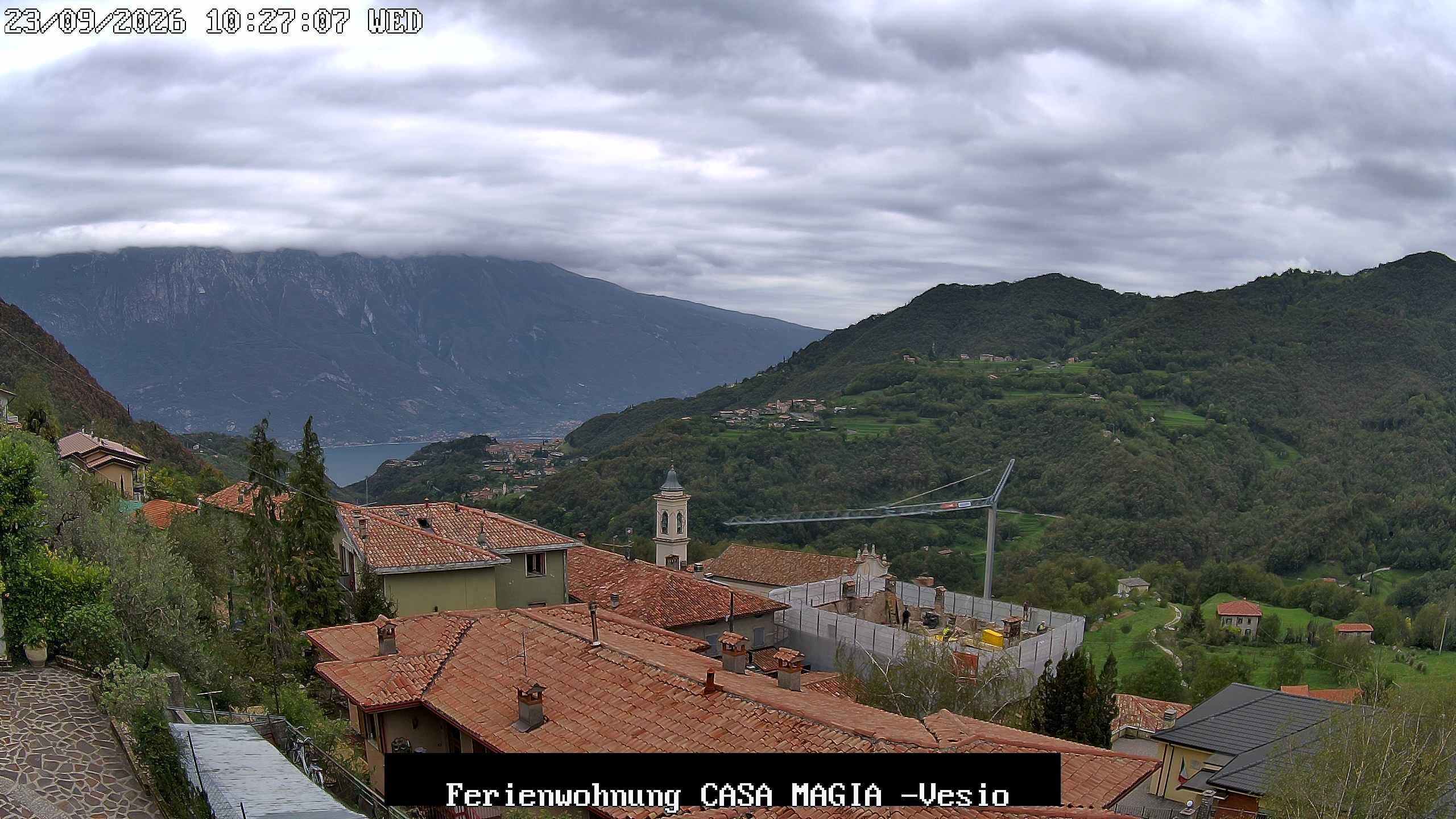 Archived image Webcam Lake Garda Casa Magia, Tremosine sul Garda