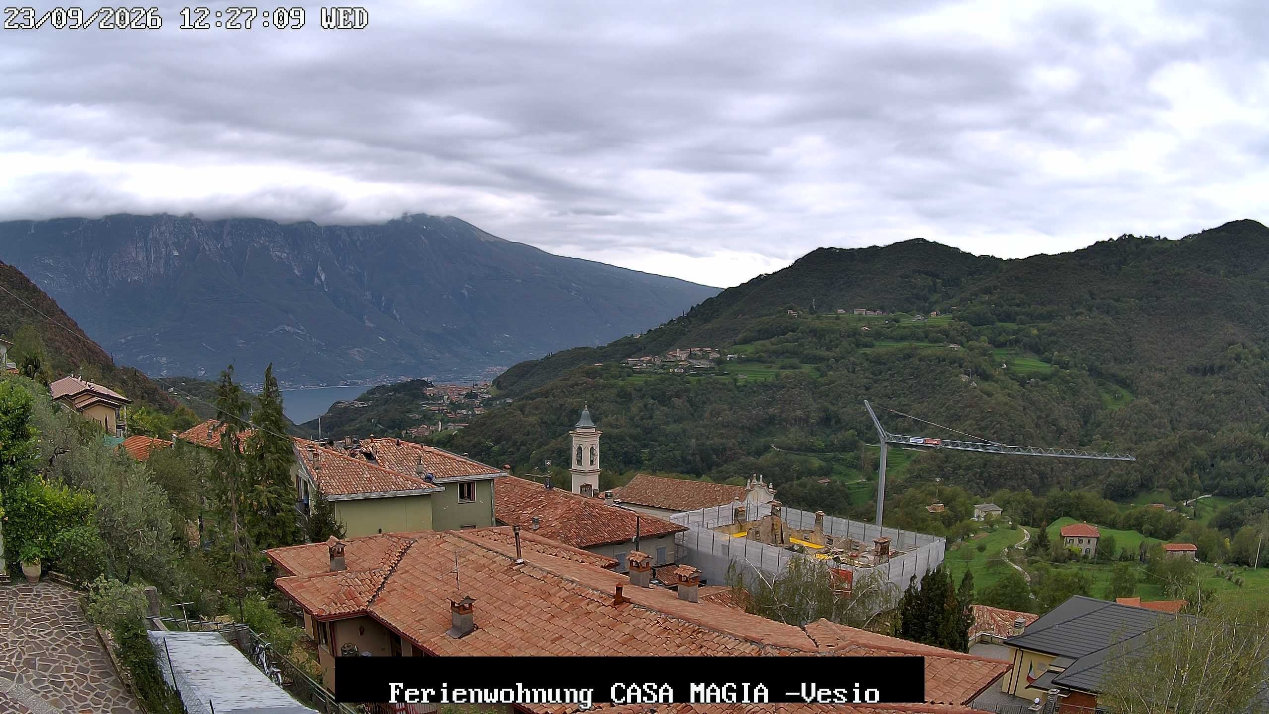 Archived image Webcam Lake Garda Casa Magia, Tremosine sul Garda
