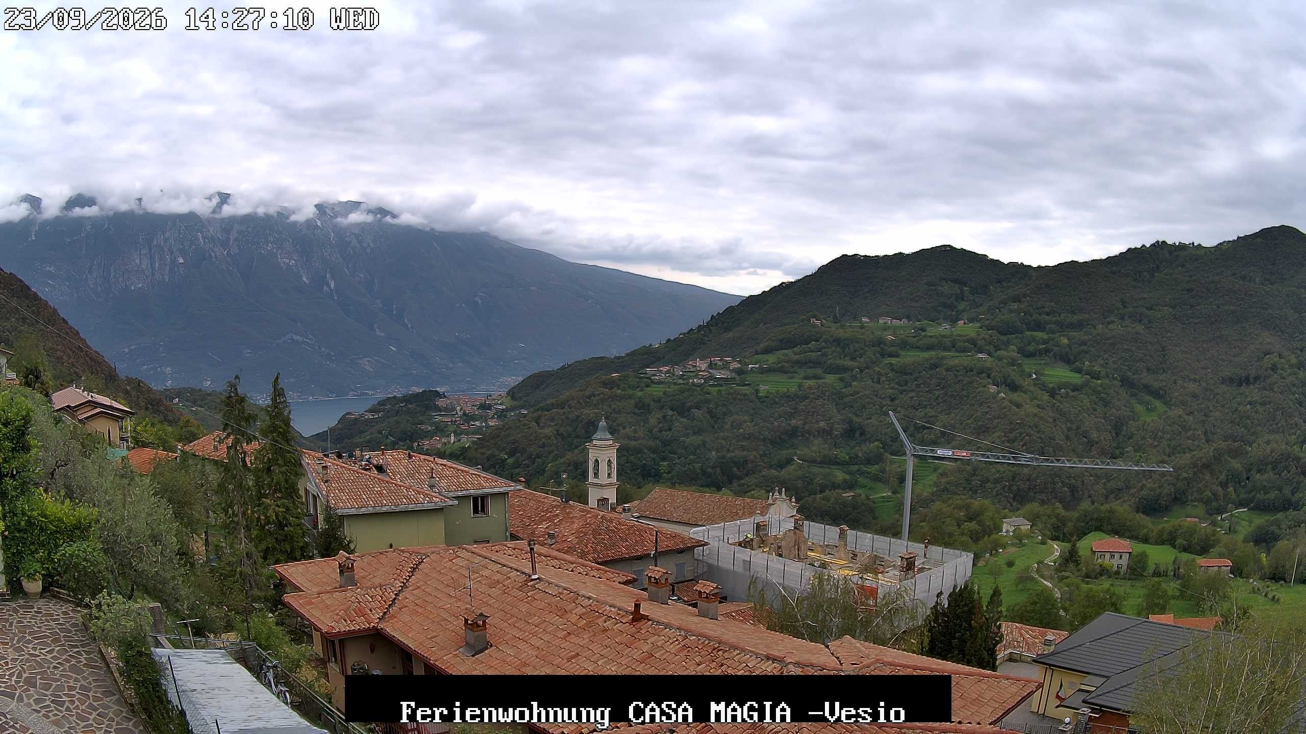 Archived image Webcam Lake Garda Casa Magia, Tremosine sul Garda