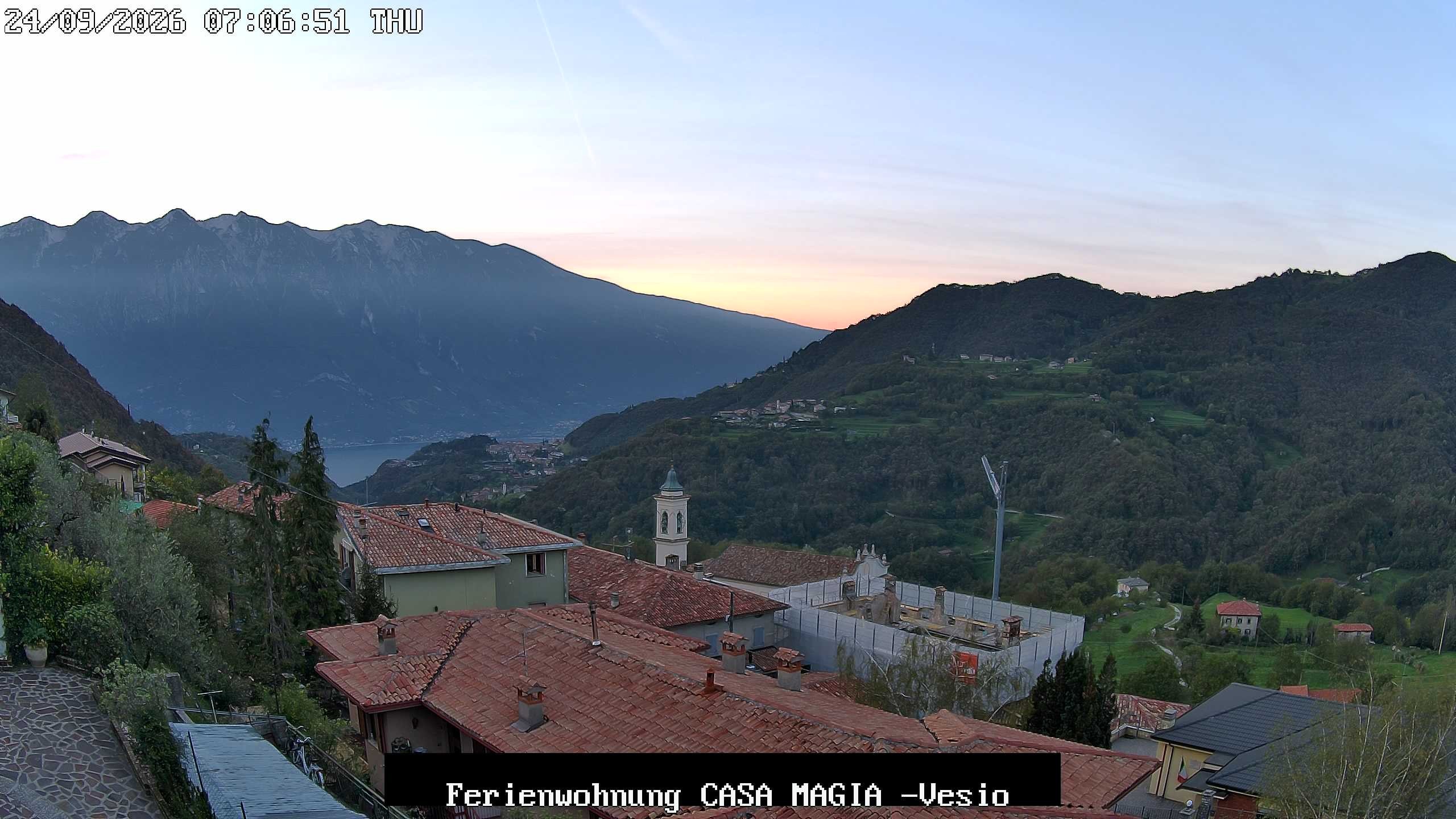 Archived image Webcam Lake Garda Casa Magia, Tremosine sul Garda