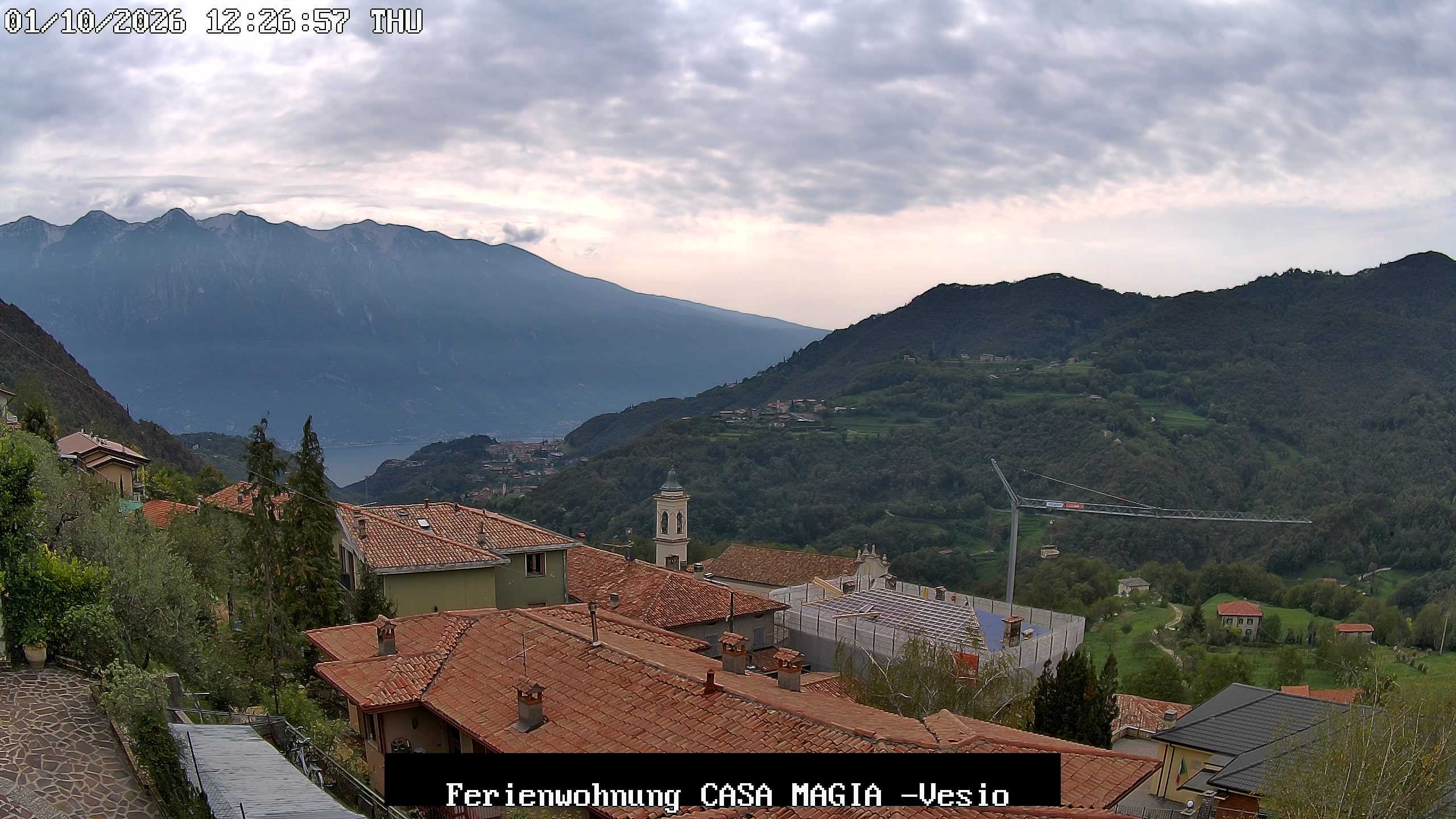 Archiv Foto Gardasee: Webcam Casa Magia in Vesio, Tremosine sul Garda