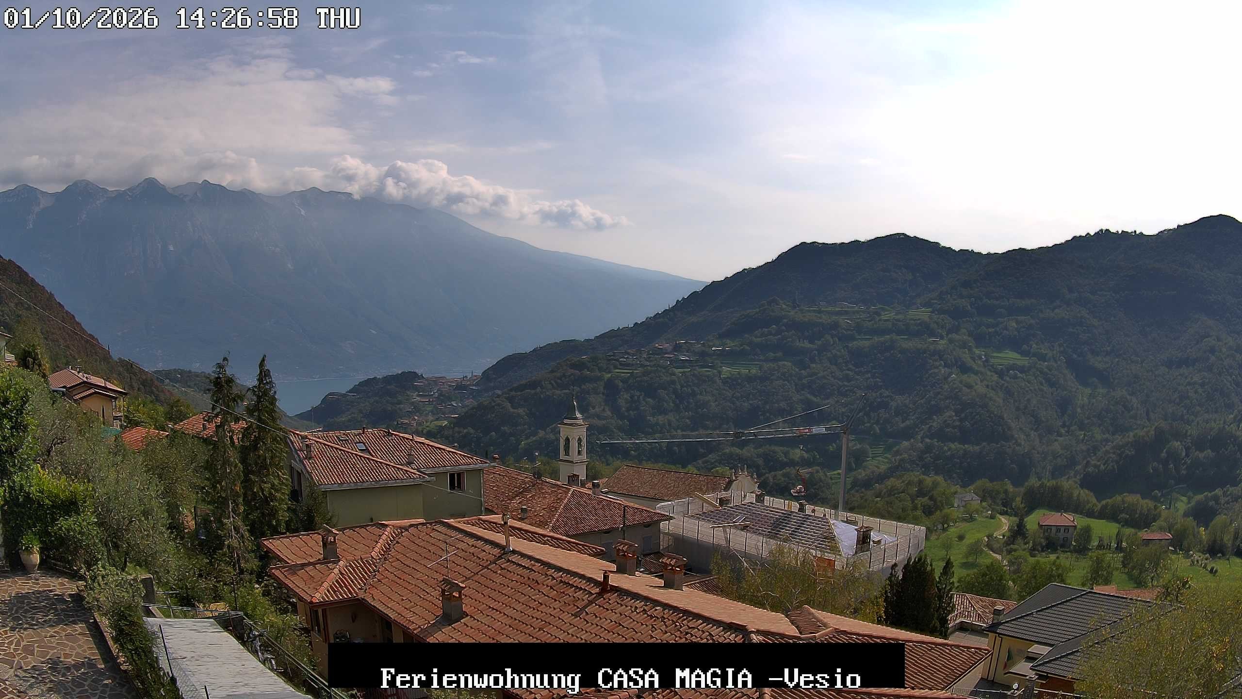 Archiv Foto Gardasee: Webcam Casa Magia in Vesio, Tremosine sul Garda