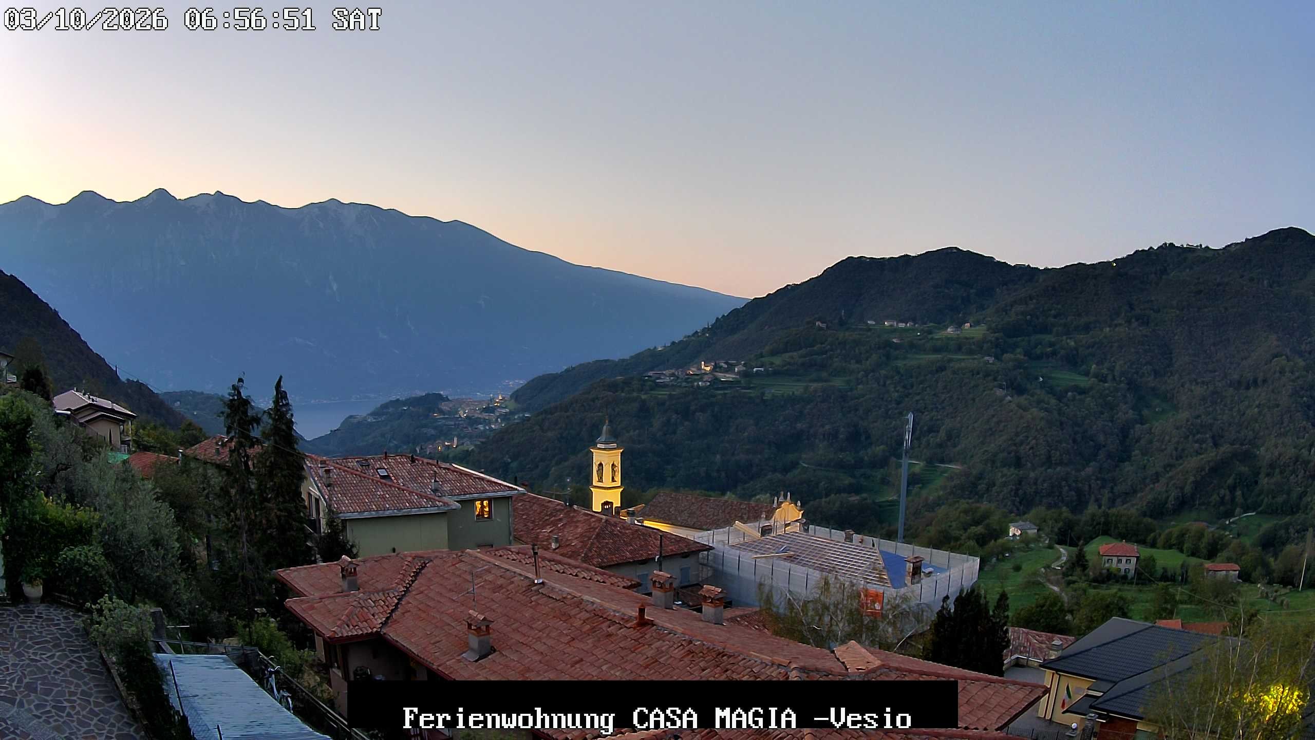 Archived image Webcam Lake Garda Casa Magia, Tremosine sul Garda