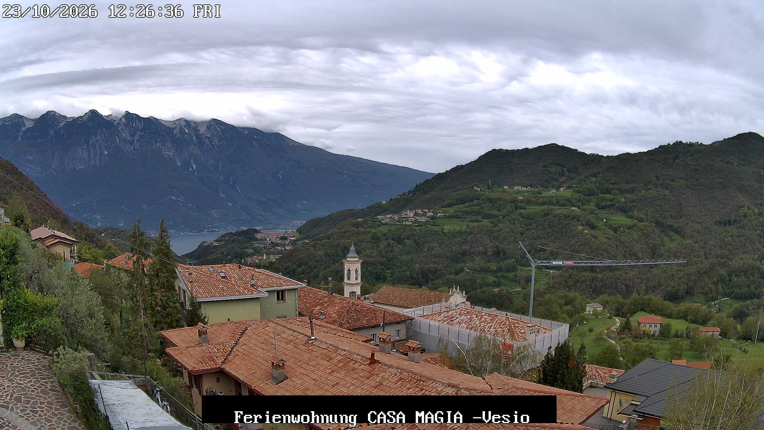 Archiv Foto Gardasee: Webcam Casa Magia in Vesio, Tremosine sul Garda