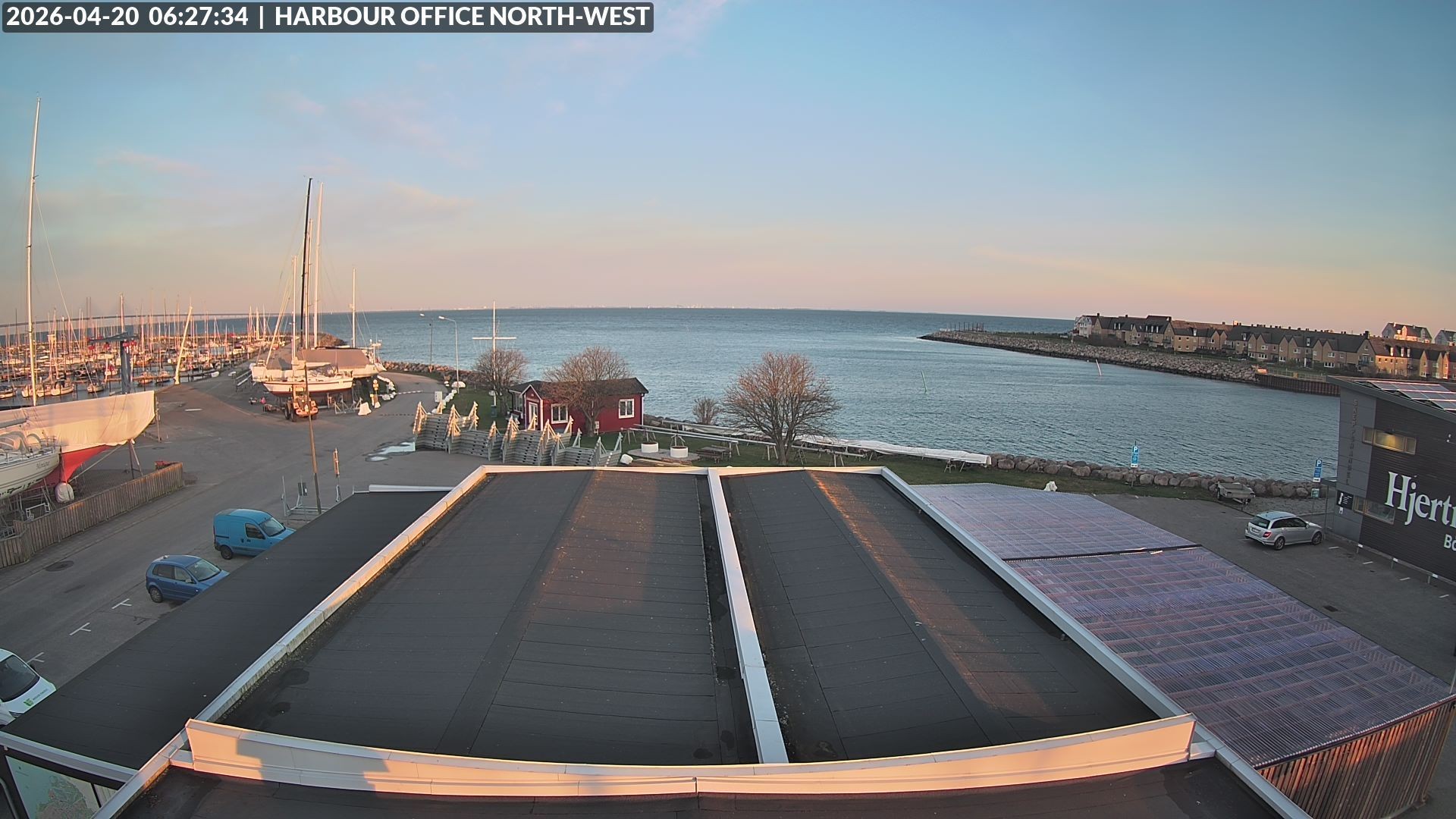 Archived image Webcam Harbor Malmö Limhamns