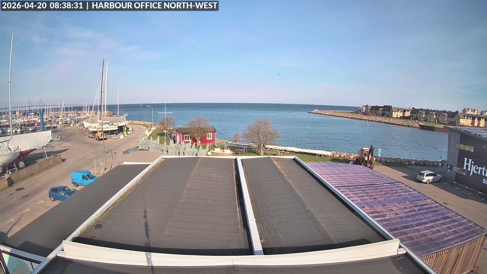 Archived image Webcam Harbor Malmö Limhamns