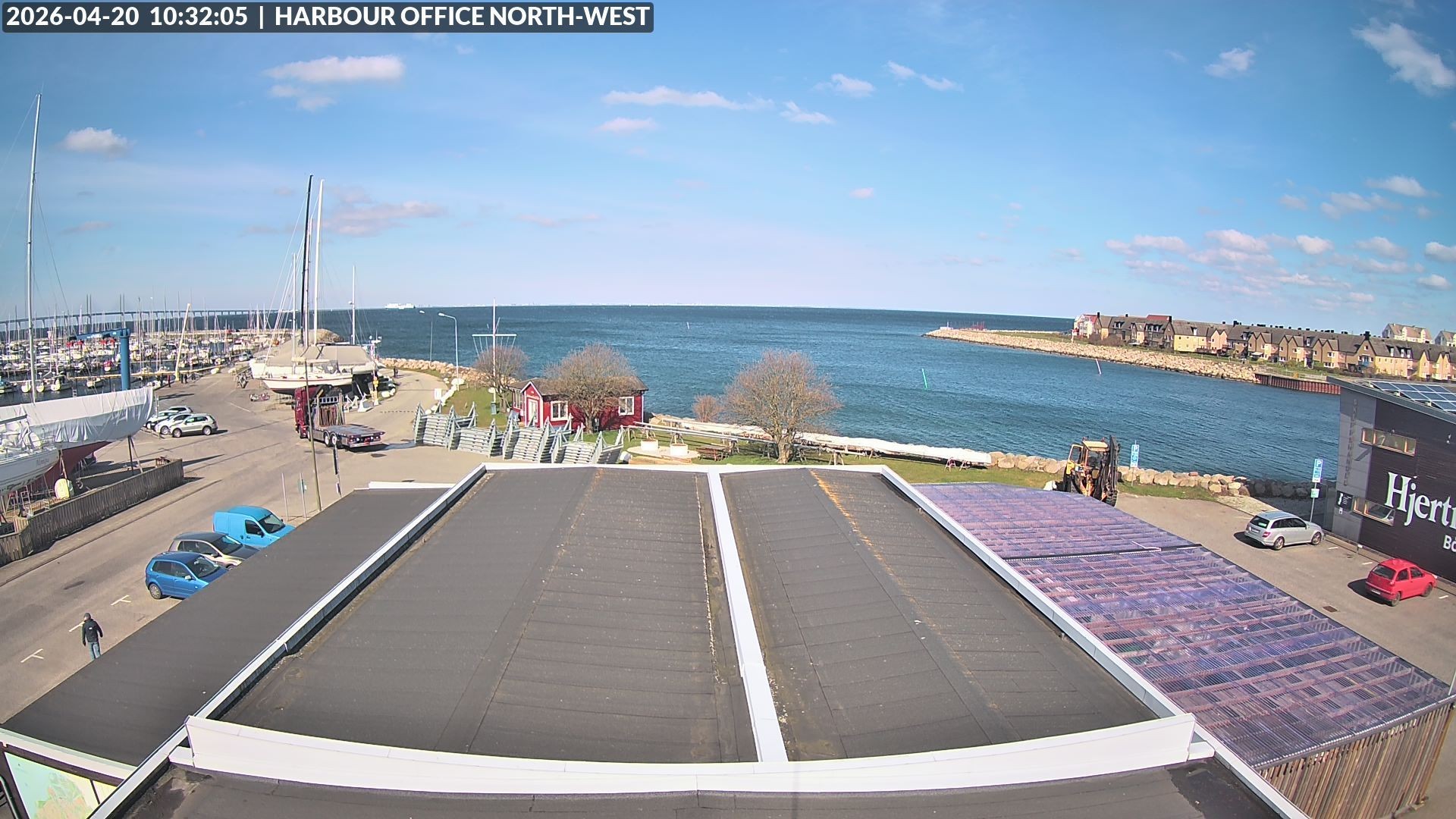 Archived image Webcam Harbor Malmö Limhamns