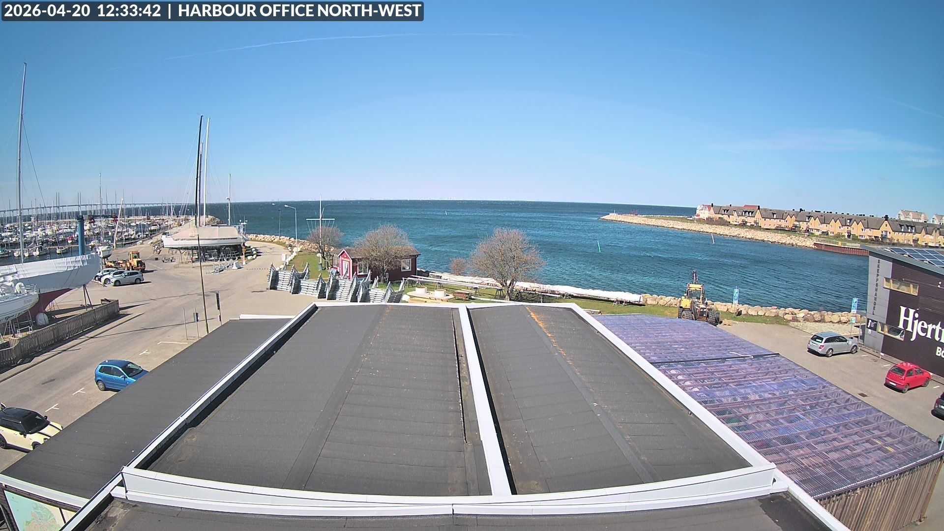 Archived image Webcam Harbor Malmö Limhamns