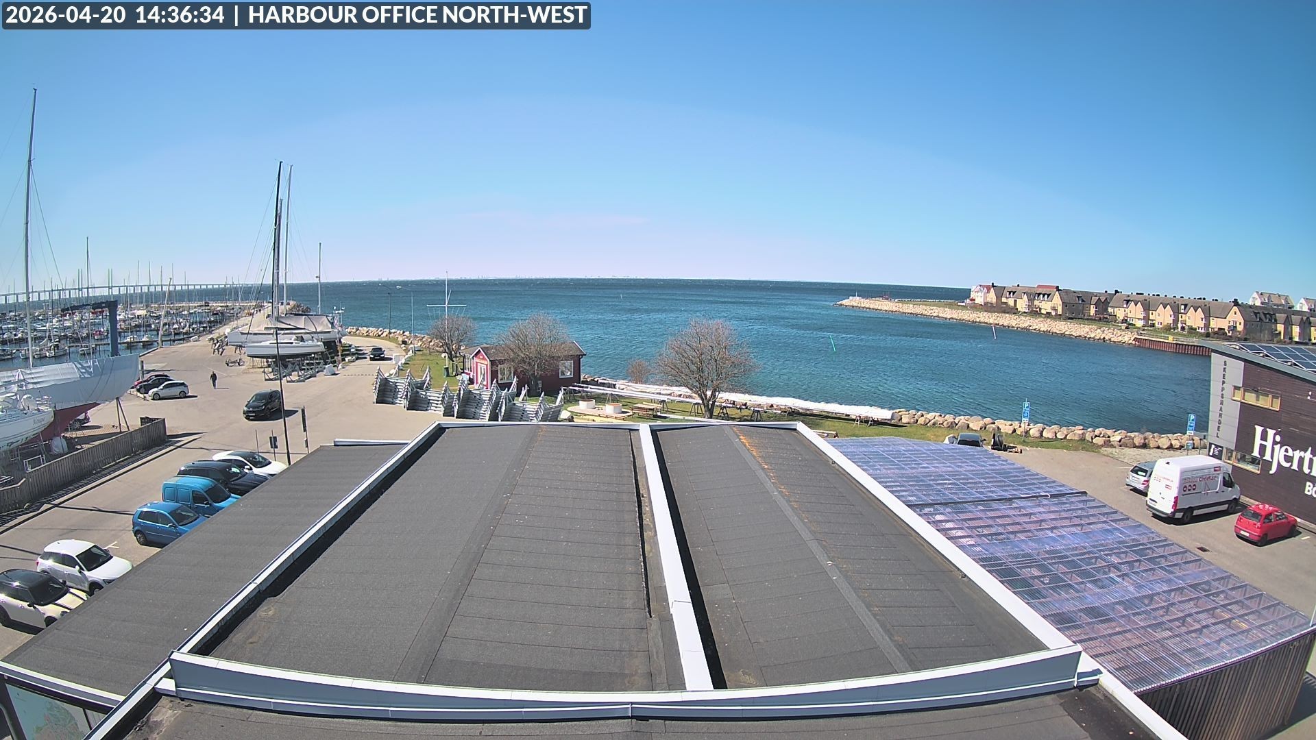 Archived image Webcam Harbor Malmö Limhamns