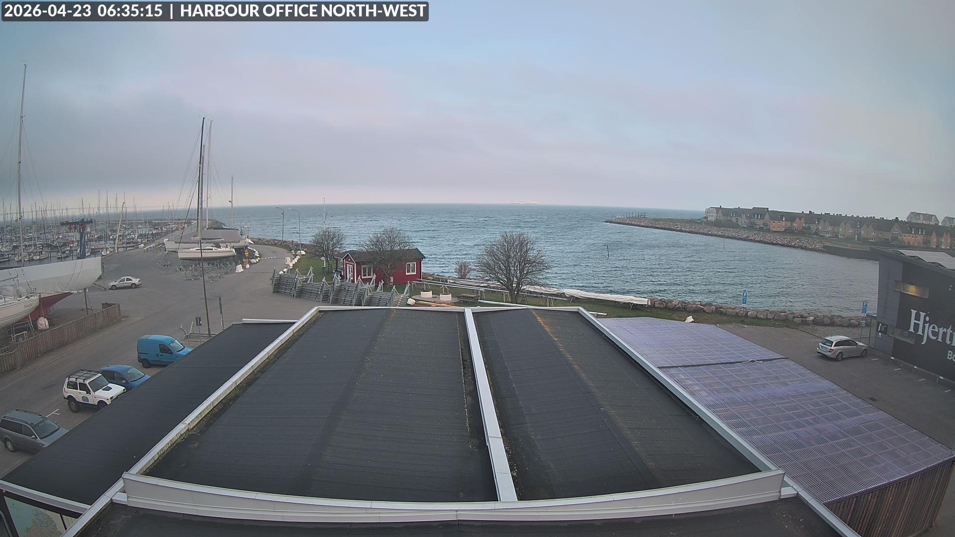 Archived image Webcam Harbor Malmö Limhamns