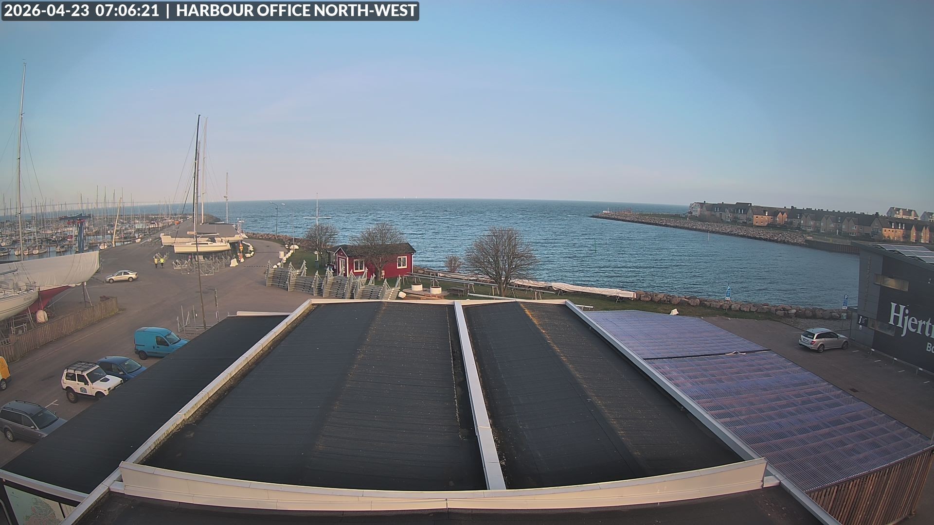 Archived image Webcam Harbor Malmö Limhamns