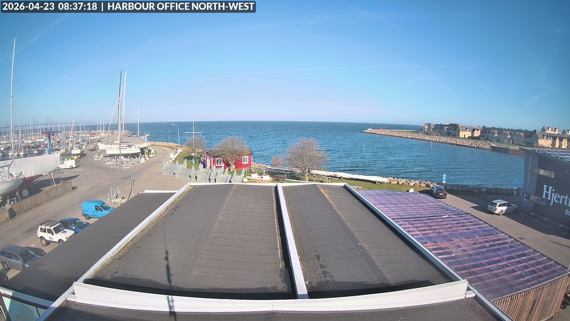 Archived image Webcam Harbor Malmö Limhamns