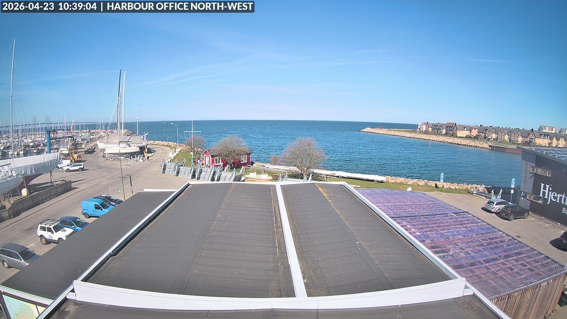 Archived image Webcam Harbor Malmö Limhamns