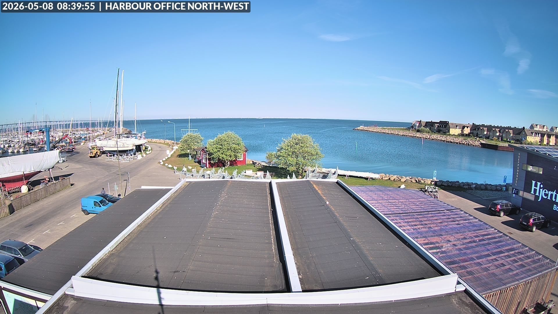 Archiv Foto Webcam Malmö Hafen Nord West