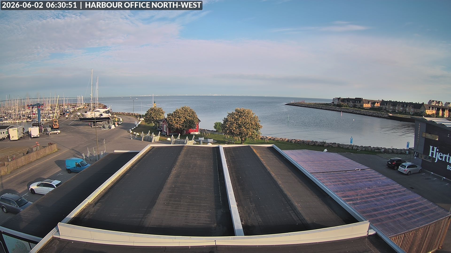 Archiv Foto Webcam Malmö Hafen Nord West