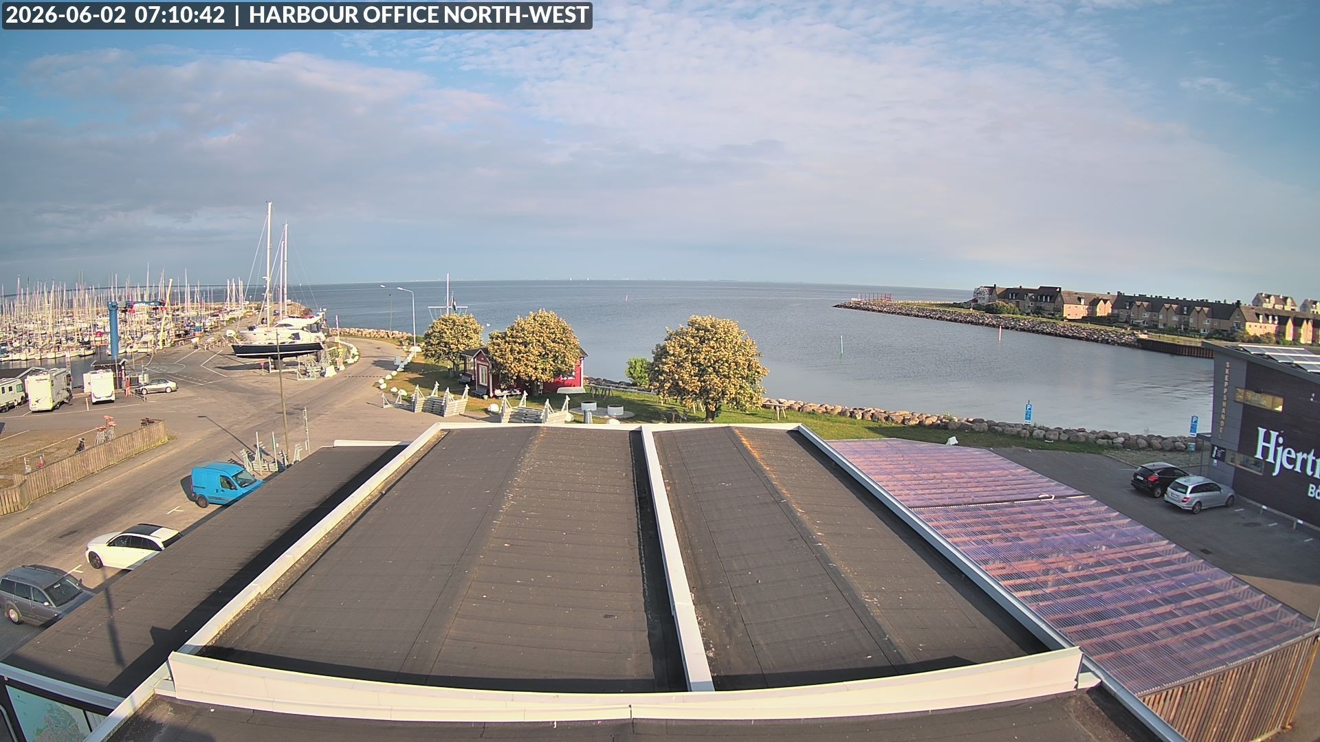 Archiv Foto Webcam Malmö Hafen Nord West