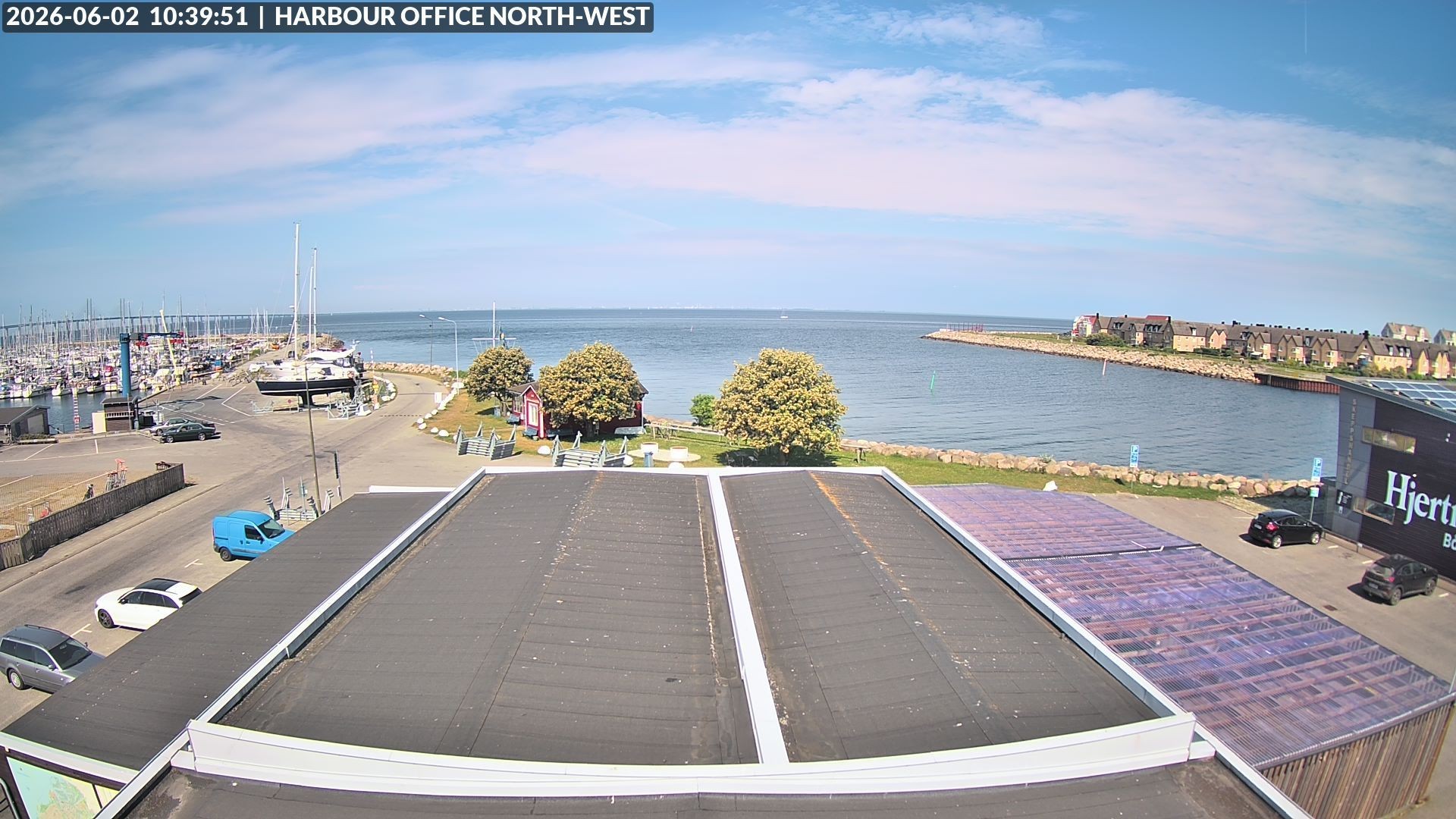 Archiv Foto Webcam Malmö Hafen Nord West