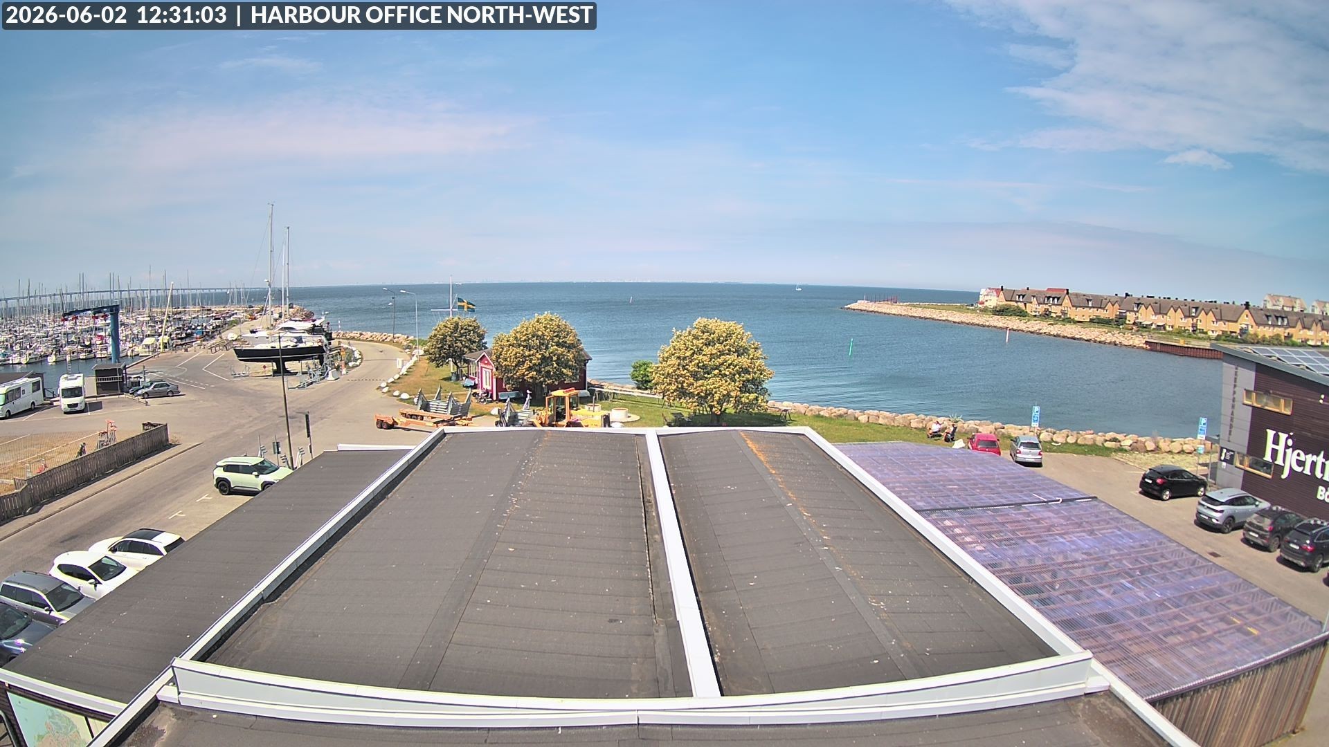 Archiv Foto Webcam Malmö Hafen Nord West