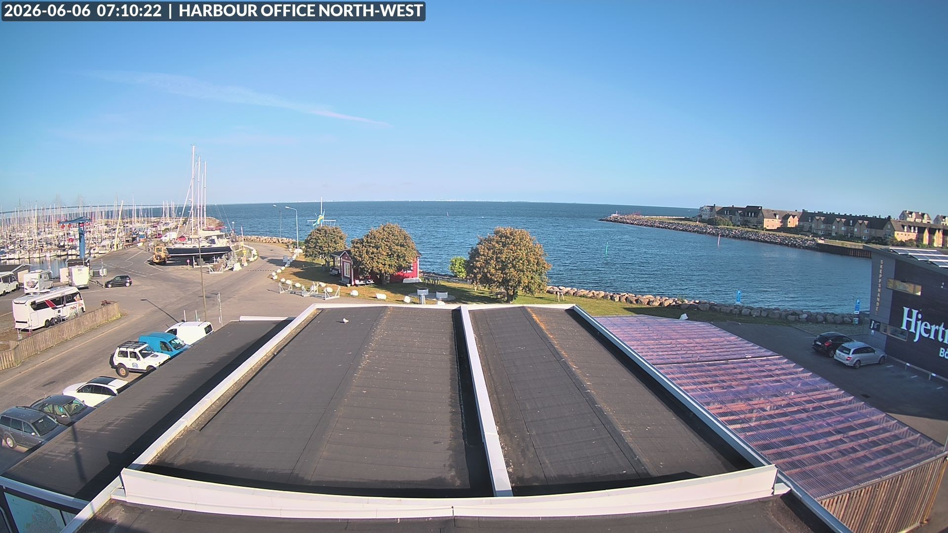 Archived image Webcam Harbor Malmö Limhamns
