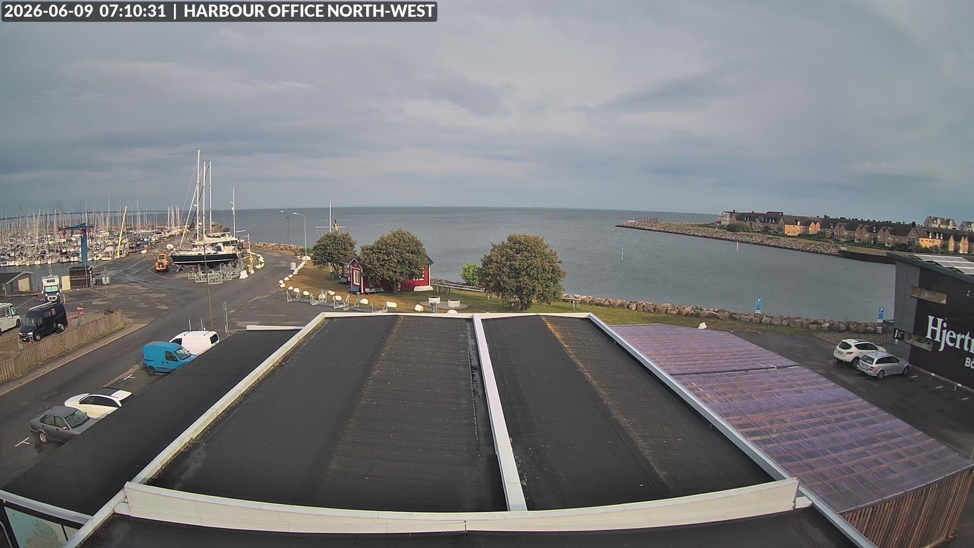 Archived image Webcam Harbor Malmö Limhamns