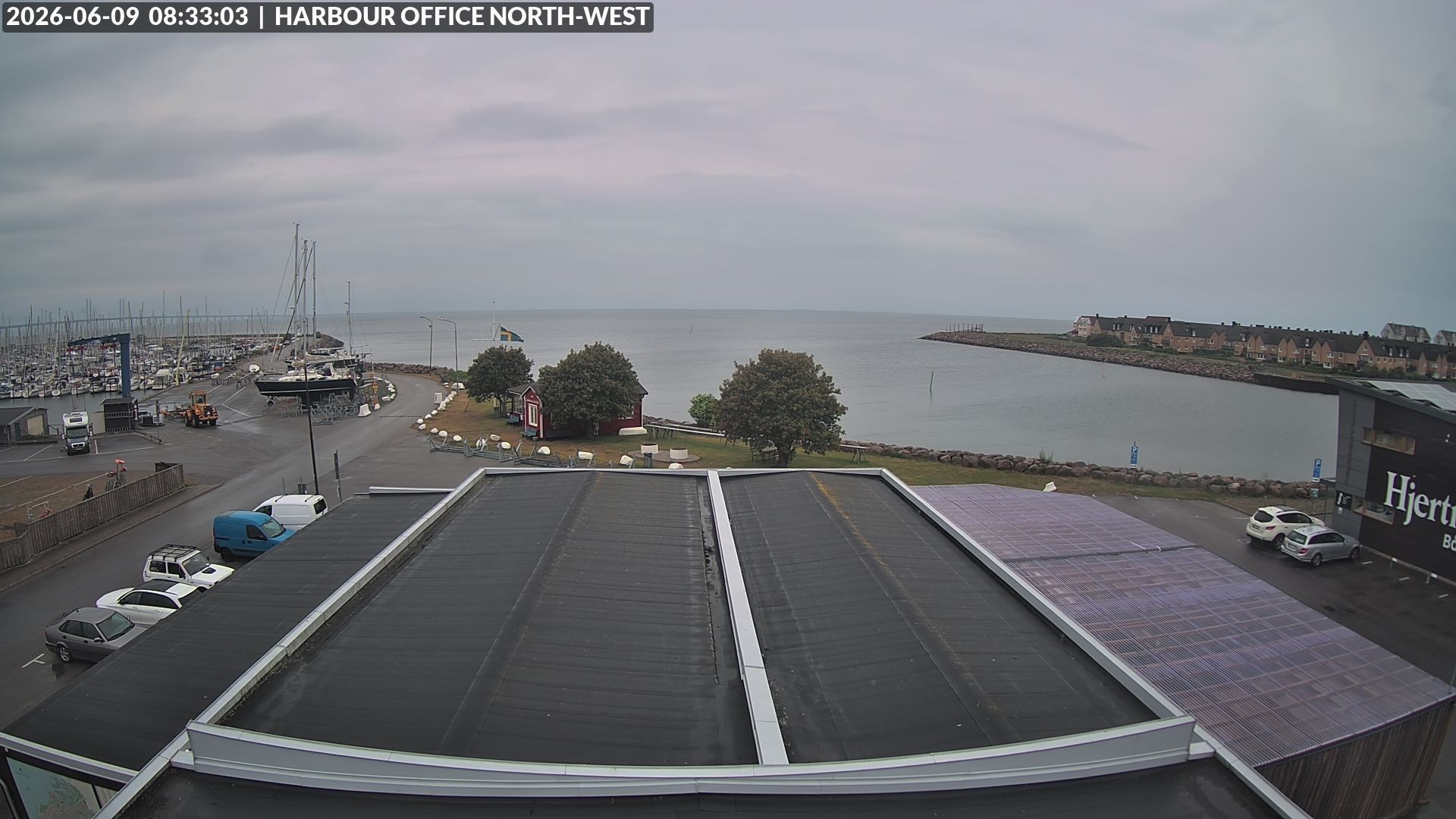 Archived image Webcam Harbor Malmö Limhamns