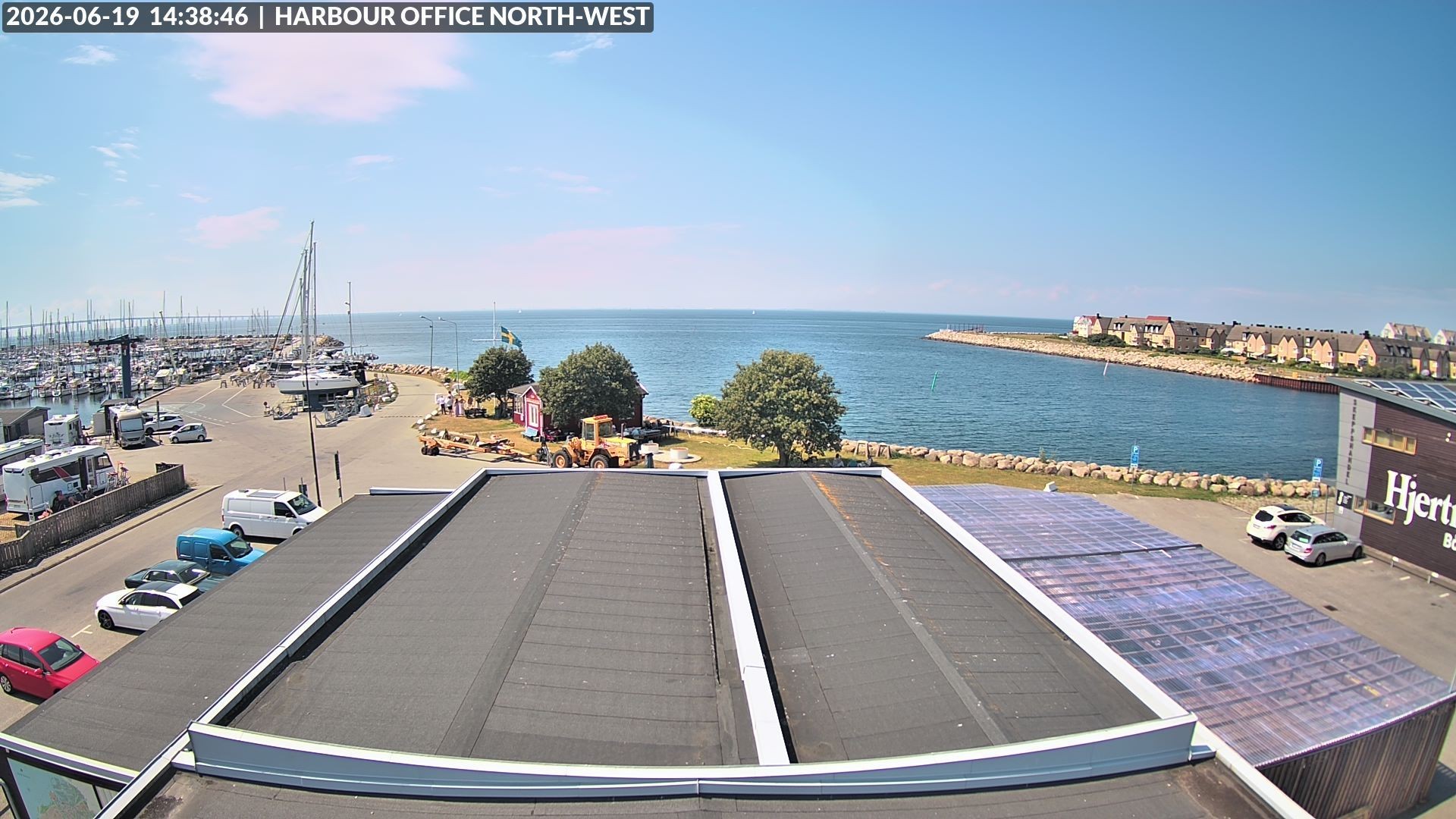Archiv Foto Webcam Malmö Hafen Nord West