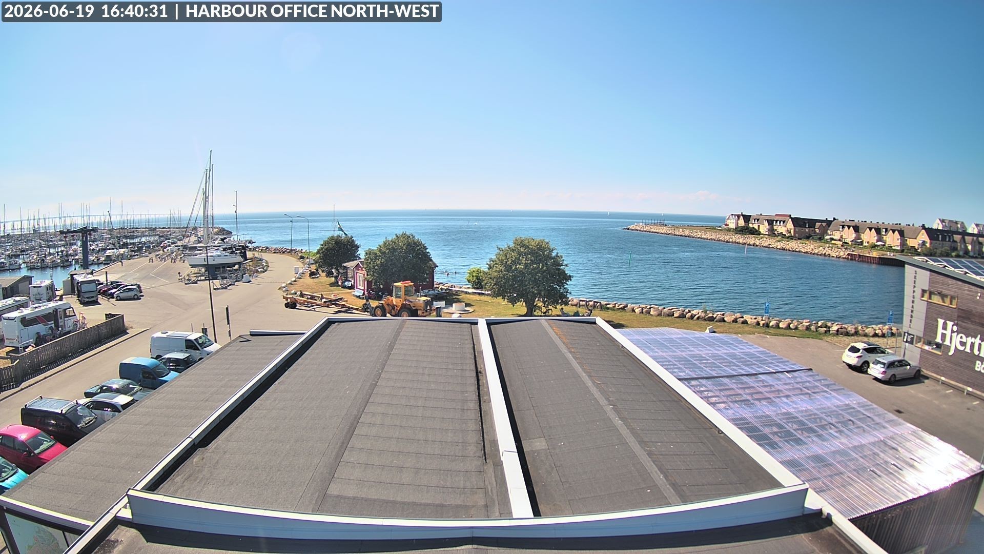 Archiv Foto Webcam Malmö Hafen Nord West