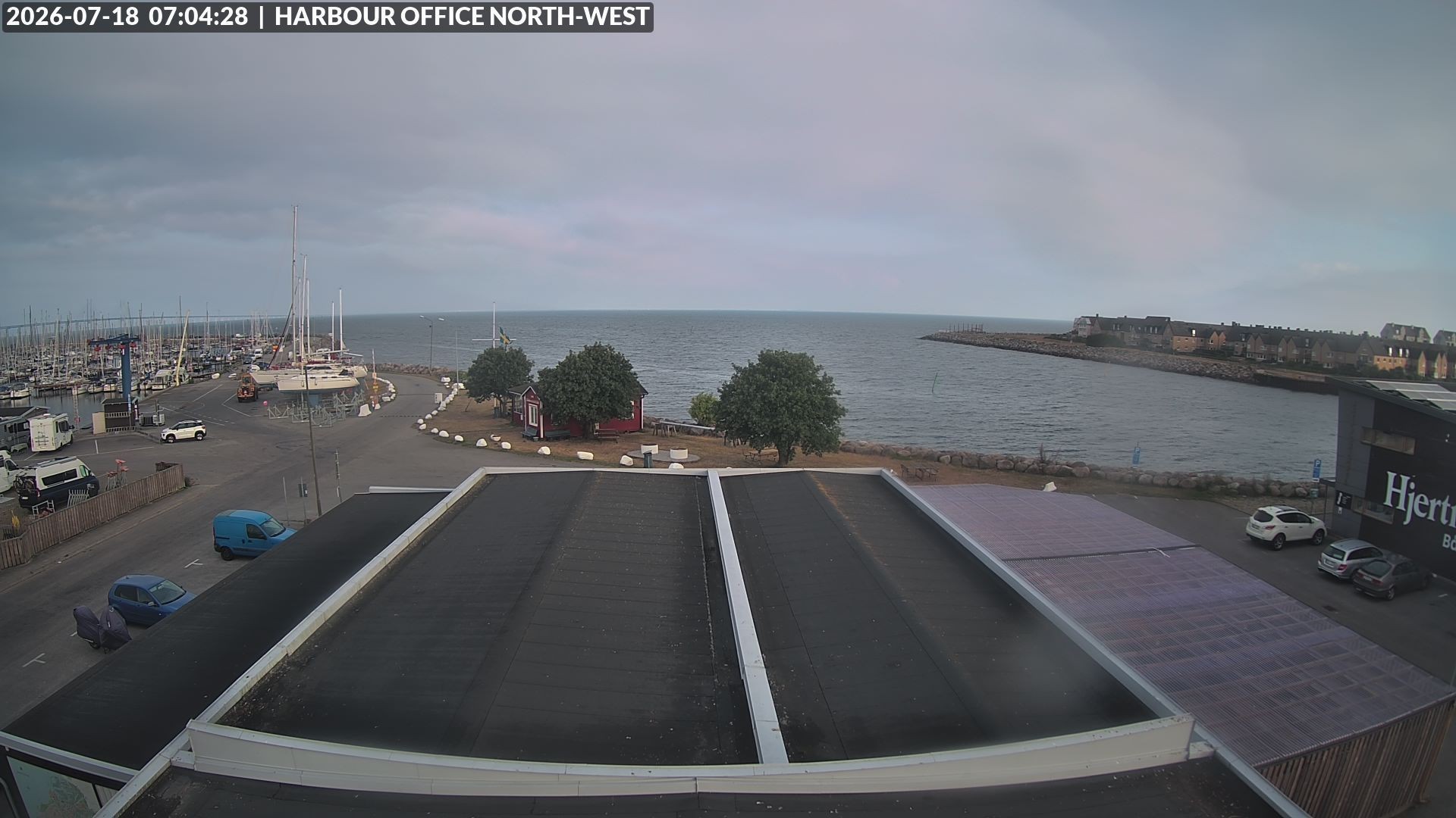 Archiv Foto Webcam Malmö Hafen Nord West
