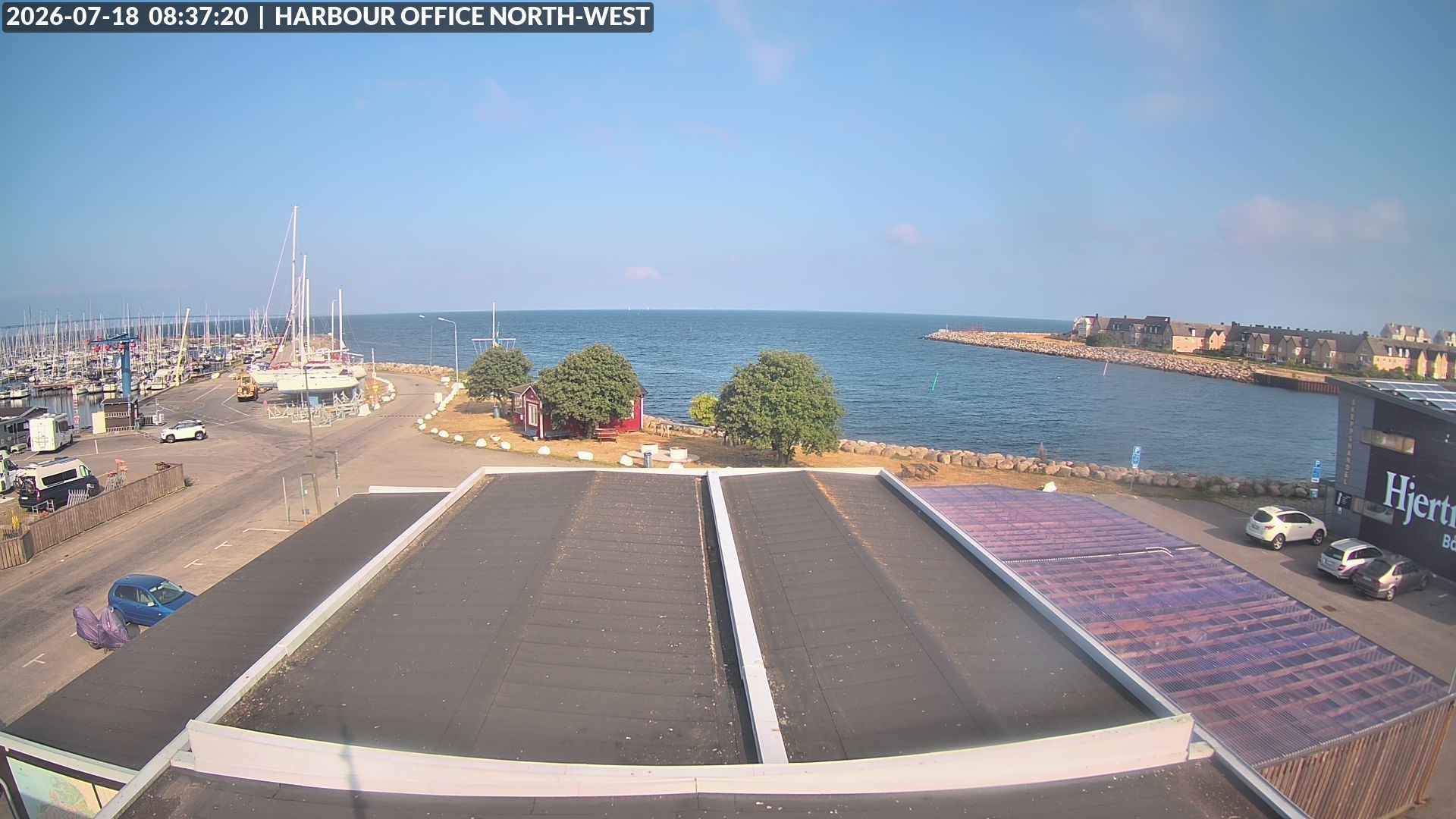 Archiv Foto Webcam Malmö Hafen Nord West