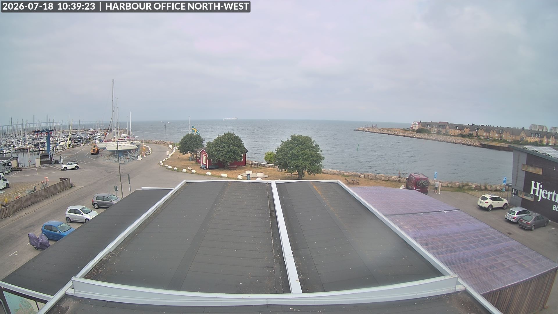 Archiv Foto Webcam Malmö Hafen Nord West