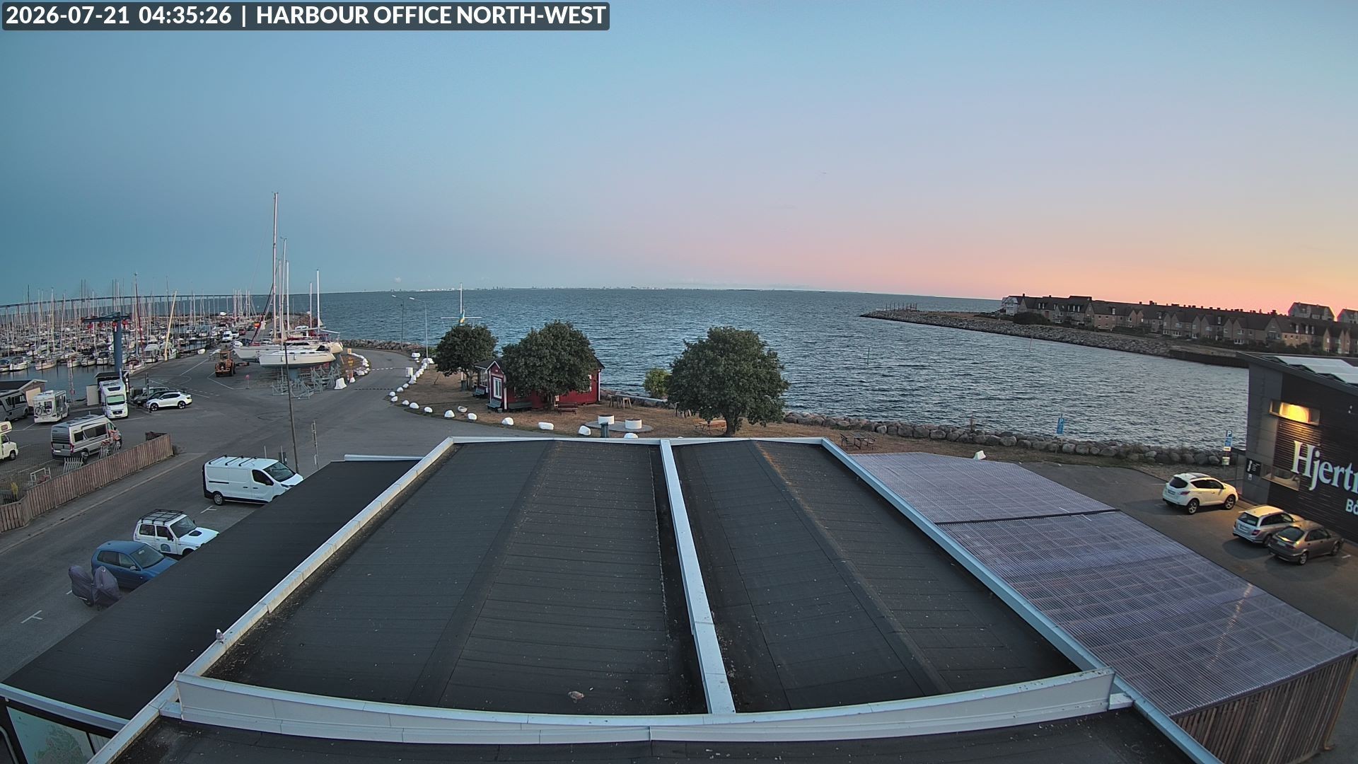 Archived image Webcam Harbor Malmö Limhamns