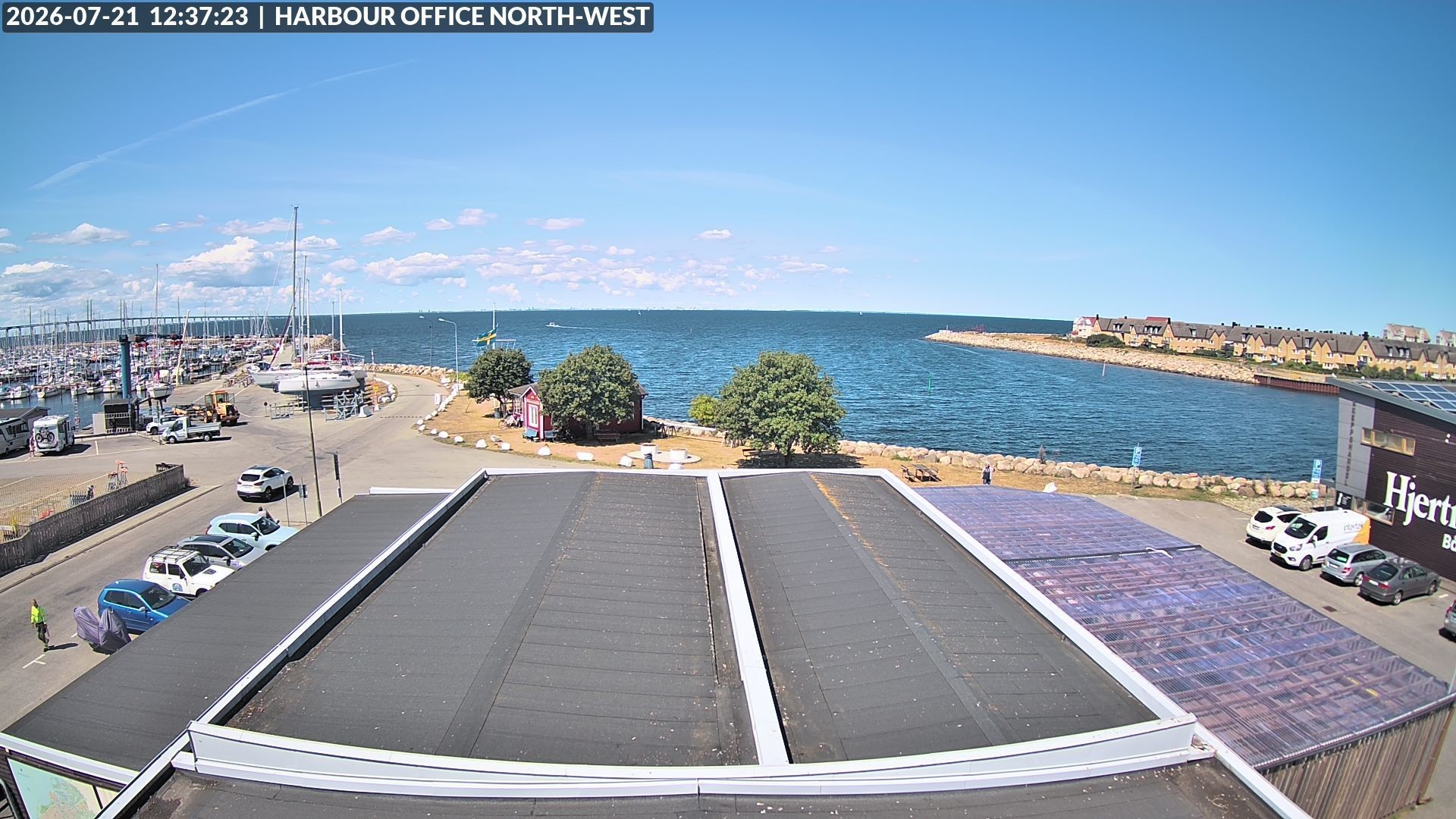Archived image Webcam Harbor Malmö Limhamns