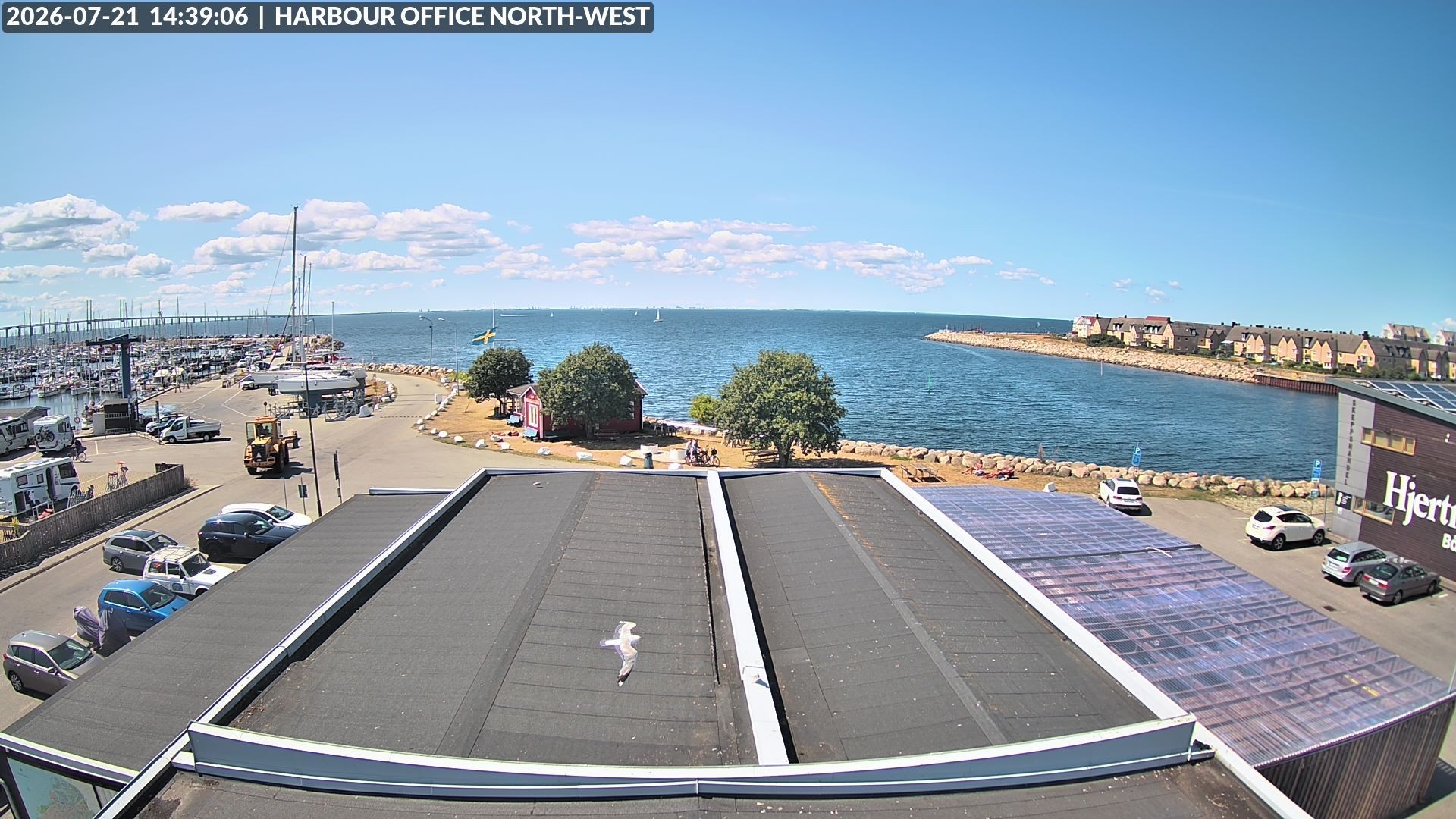 Archived image Webcam Harbor Malmö Limhamns