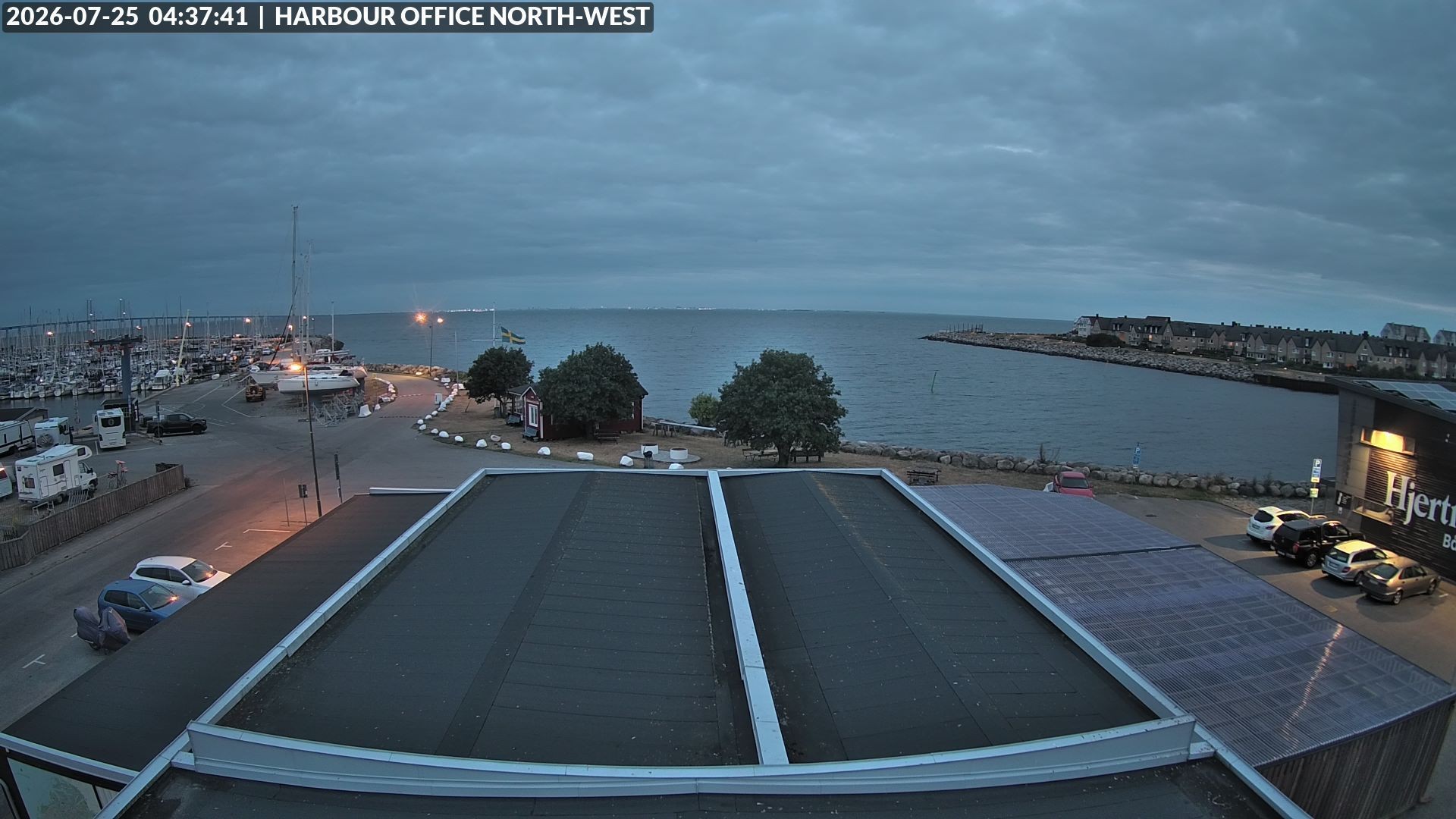 Archived image Webcam Harbor Malmö Limhamns