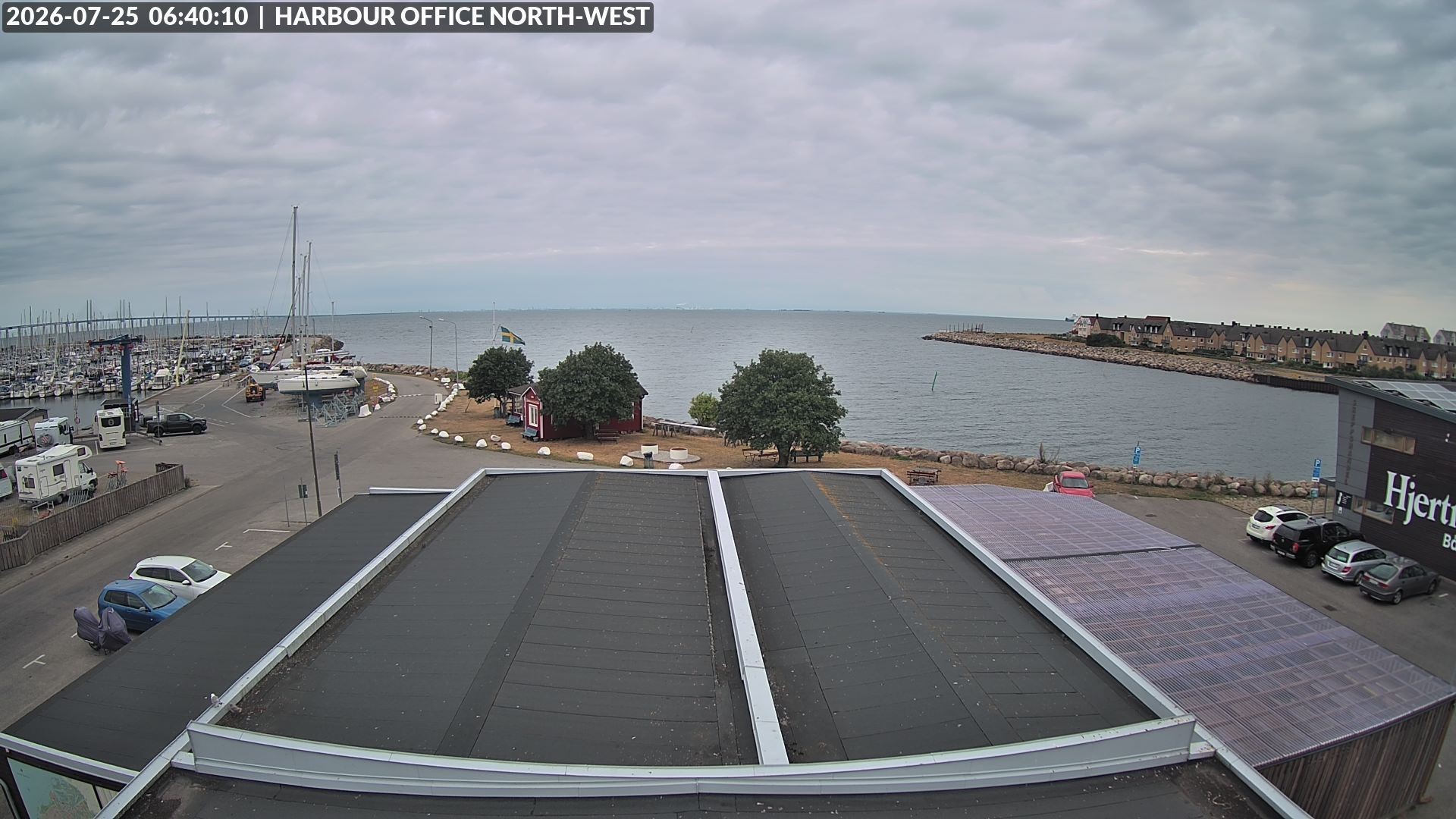 Archived image Webcam Harbor Malmö Limhamns